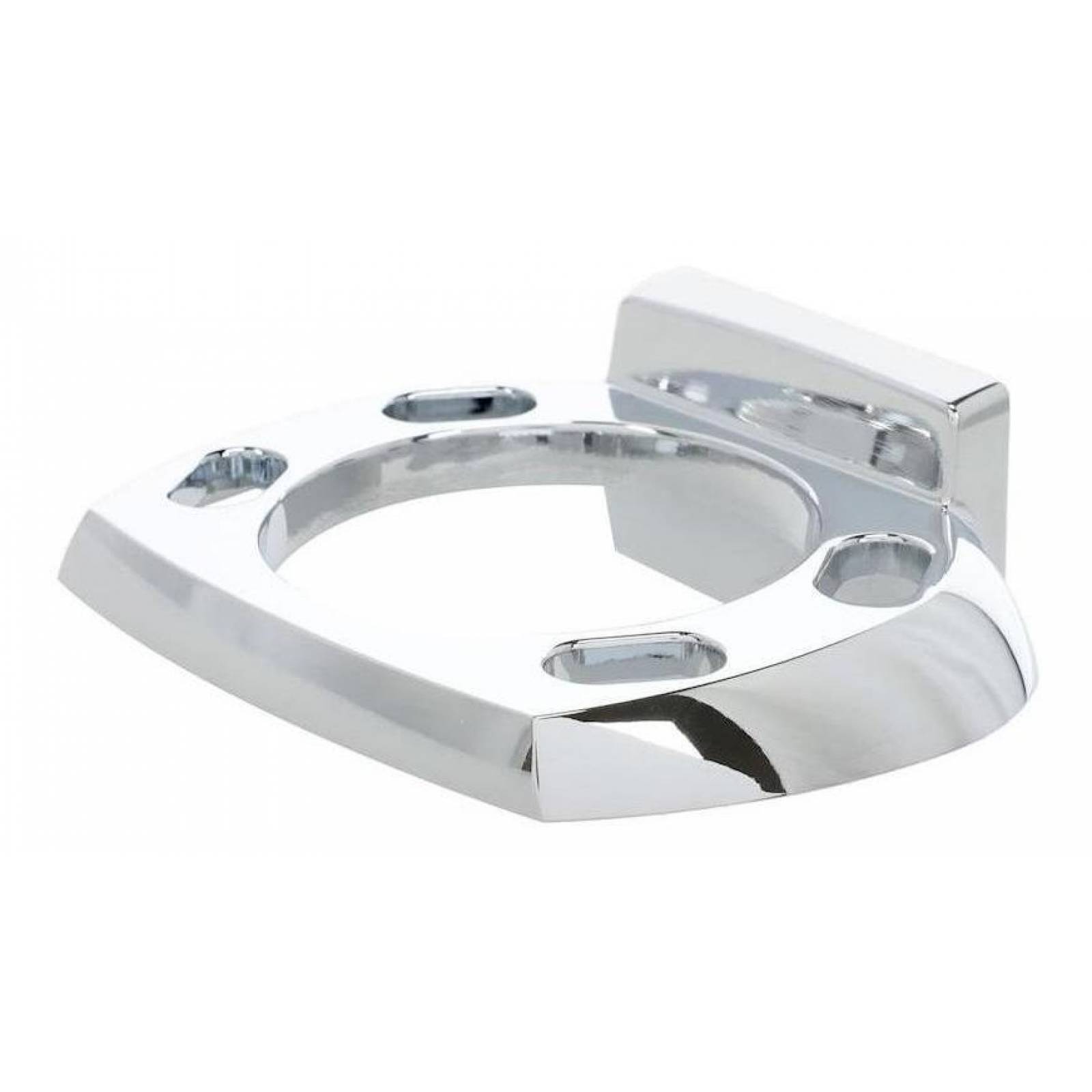 Cepillera Para Baño Cromo Contemporáneo 