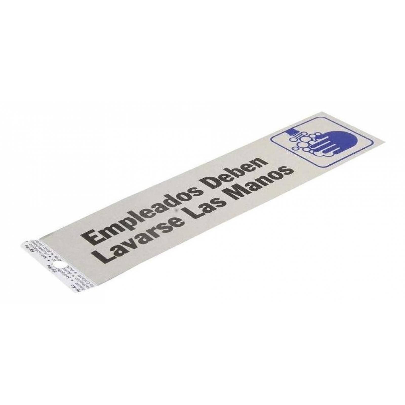 Señalizacion En Tira Empleados Lavarse Manos