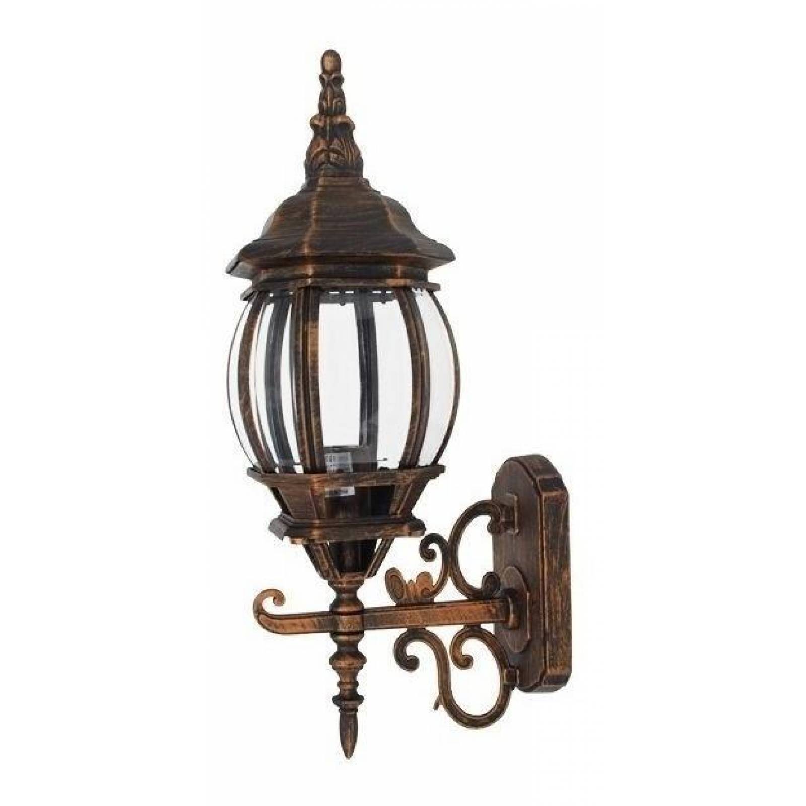 Farol De Pared Exteriores Dorado Y Negro 50.8 Cm Hampton Bay 