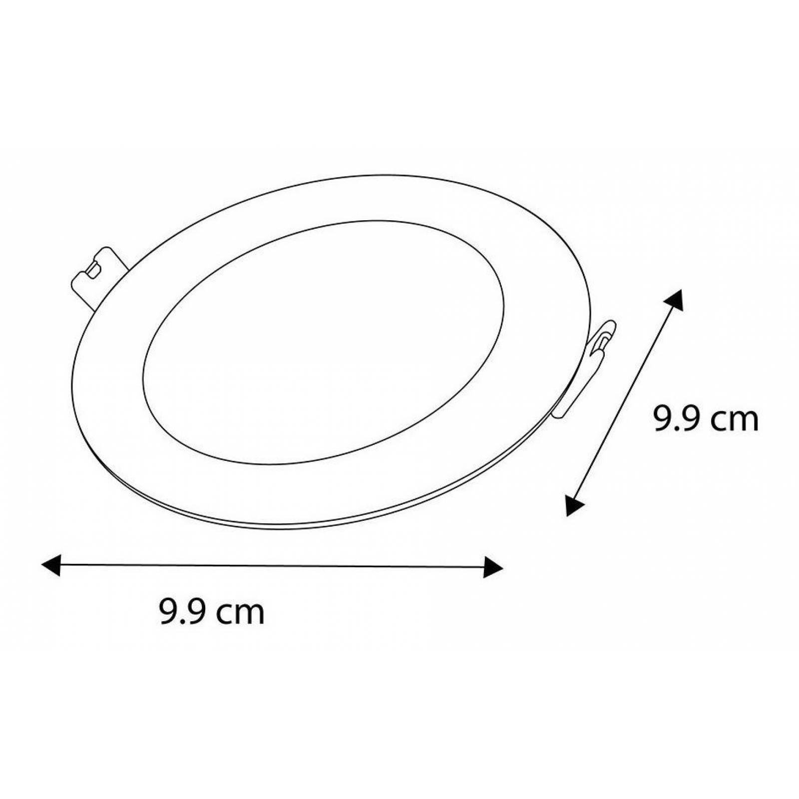 Empotrado Led De 3 Pulgadas Blanco Estévez 9.9 Cm