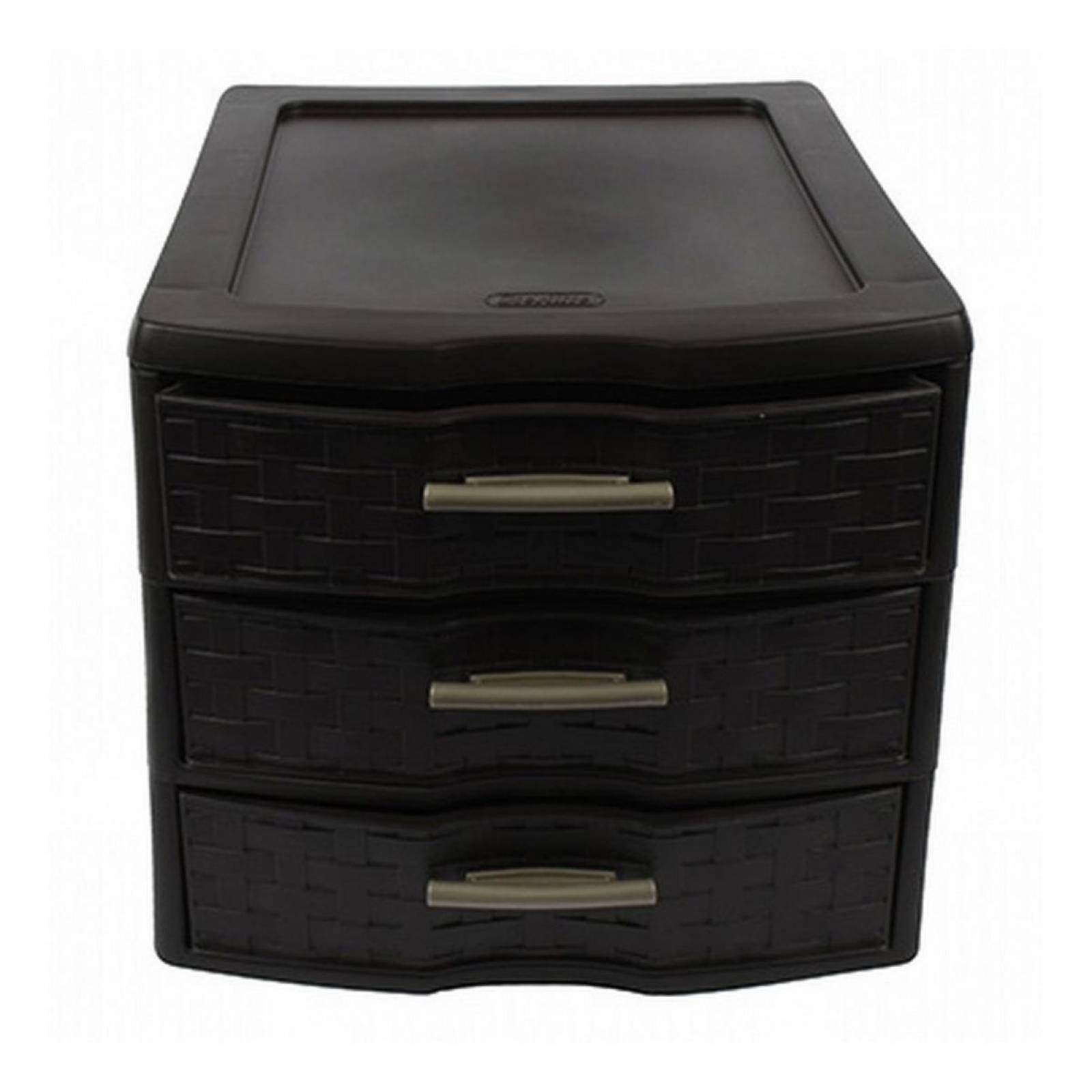 Cajonera Con 3 Niveles De 27.6 X 25.4 X 33.8 Cm