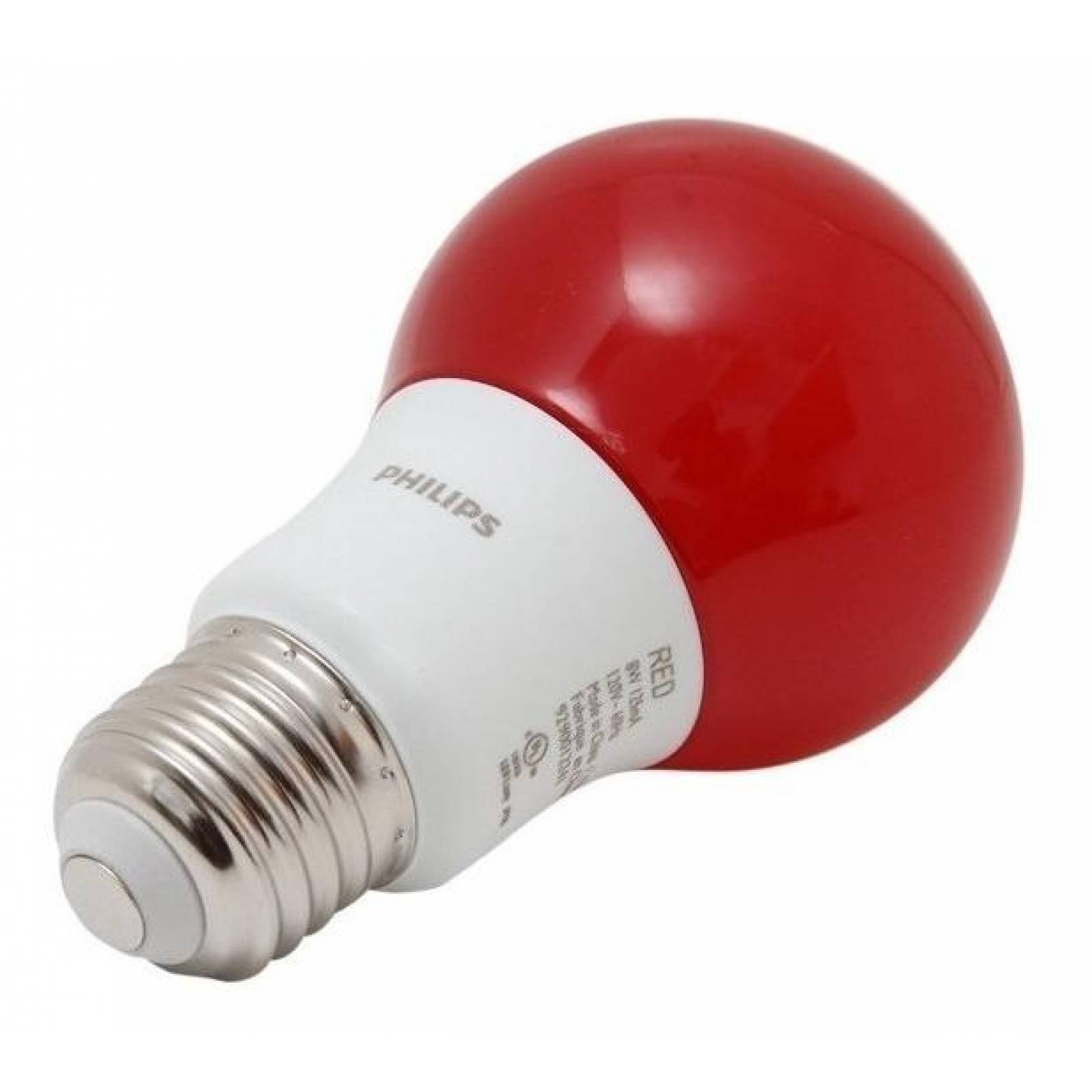 Foco Led A19 8 W Color Rojo 10 Cm Con Envio Gratis 