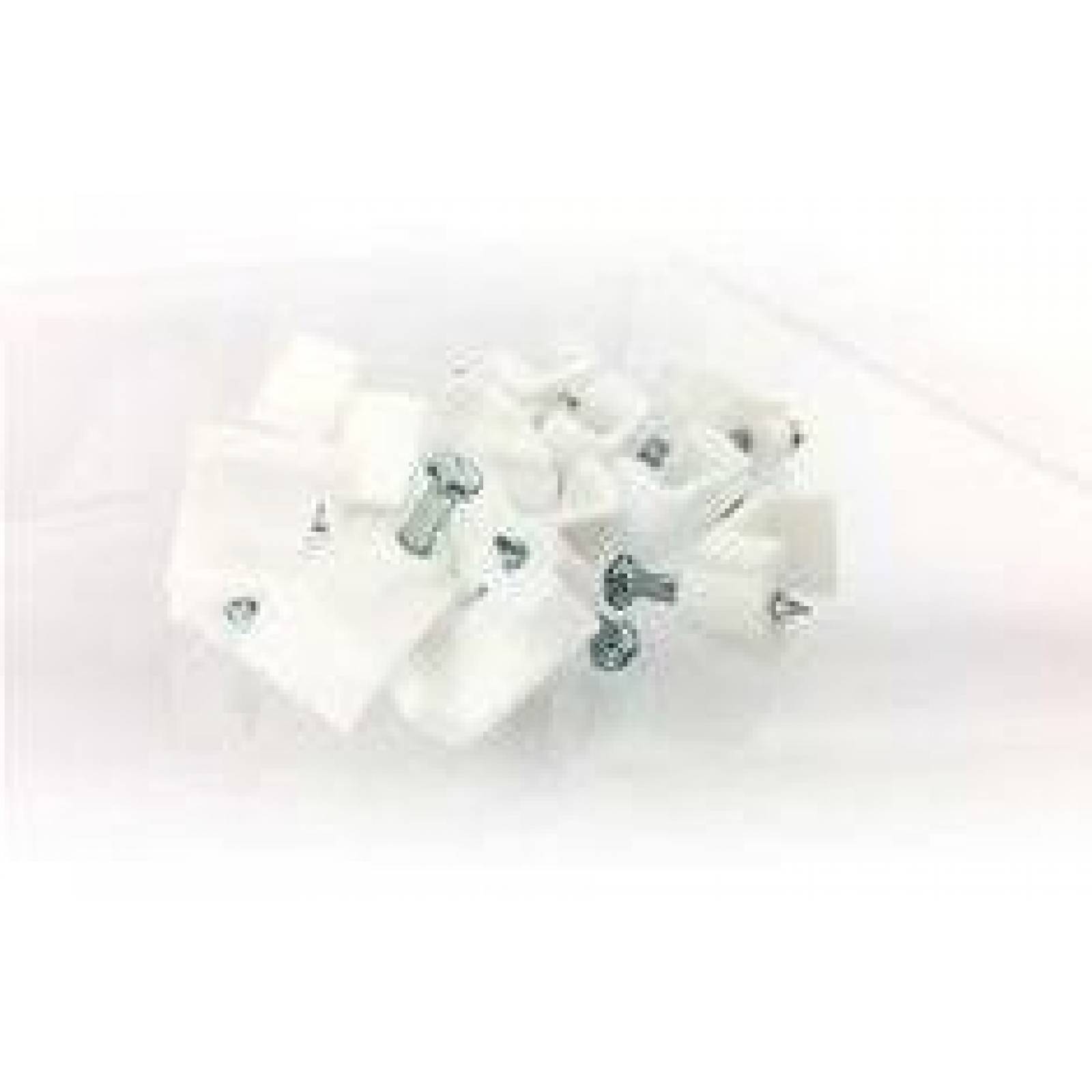 12 Grapas Para Cable Telefonico Plano 