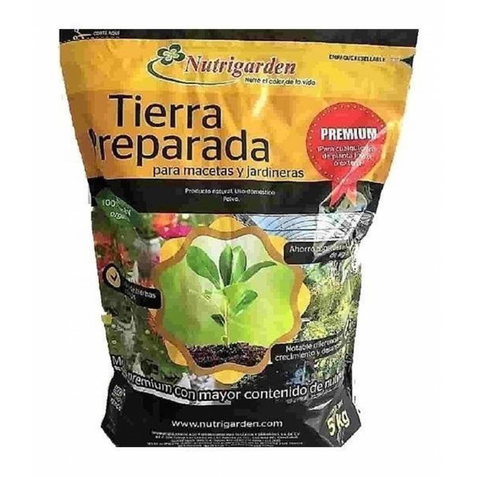 Tierra Preparada Macetas Premium 5 Kg Nutrigarden