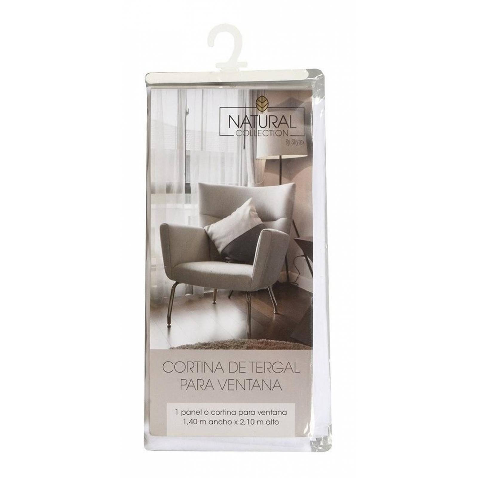 Cortina De Tergal De 140 X 210 Cm Blanco Dh 