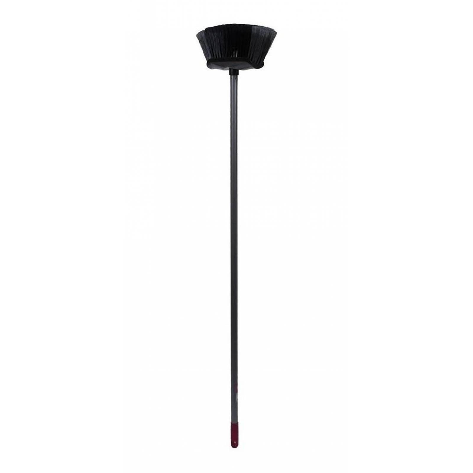 Escoba Para Pisos Finos De Plástico Gris Oscuro 130 Cm 
