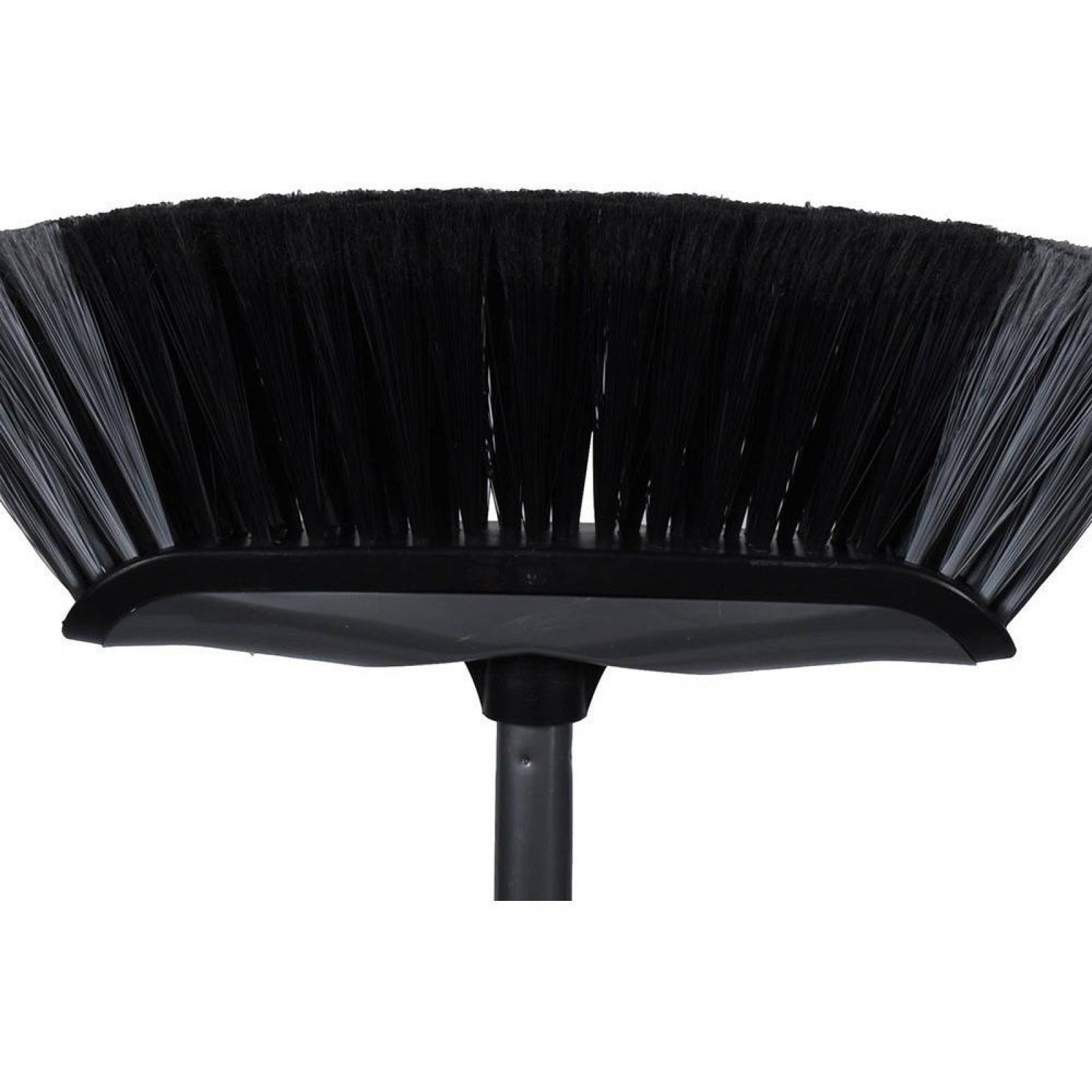 Escoba Para Pisos Finos De Plástico Gris Oscuro 130 Cm 