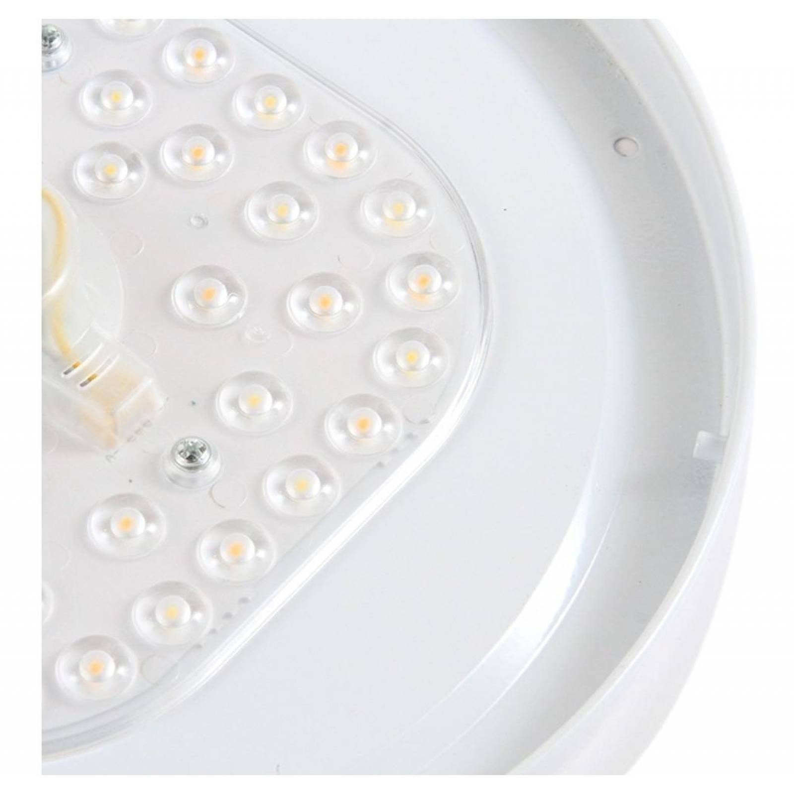 Plafon Led Geométrico Blanco Decor Living 28 Cm Con Envio 