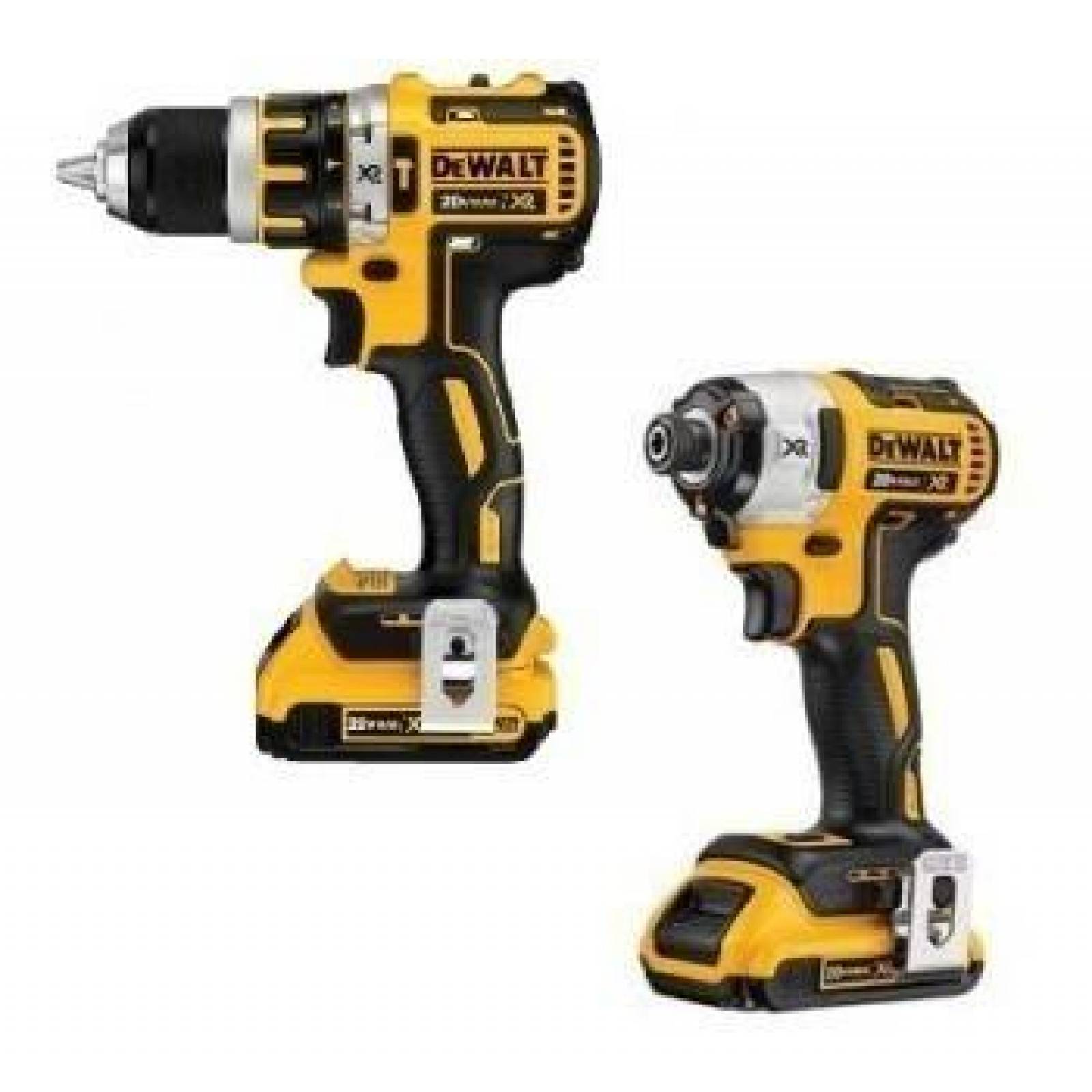 Combo De Taladro Percutor Y Atornillador + Atornillador De I 