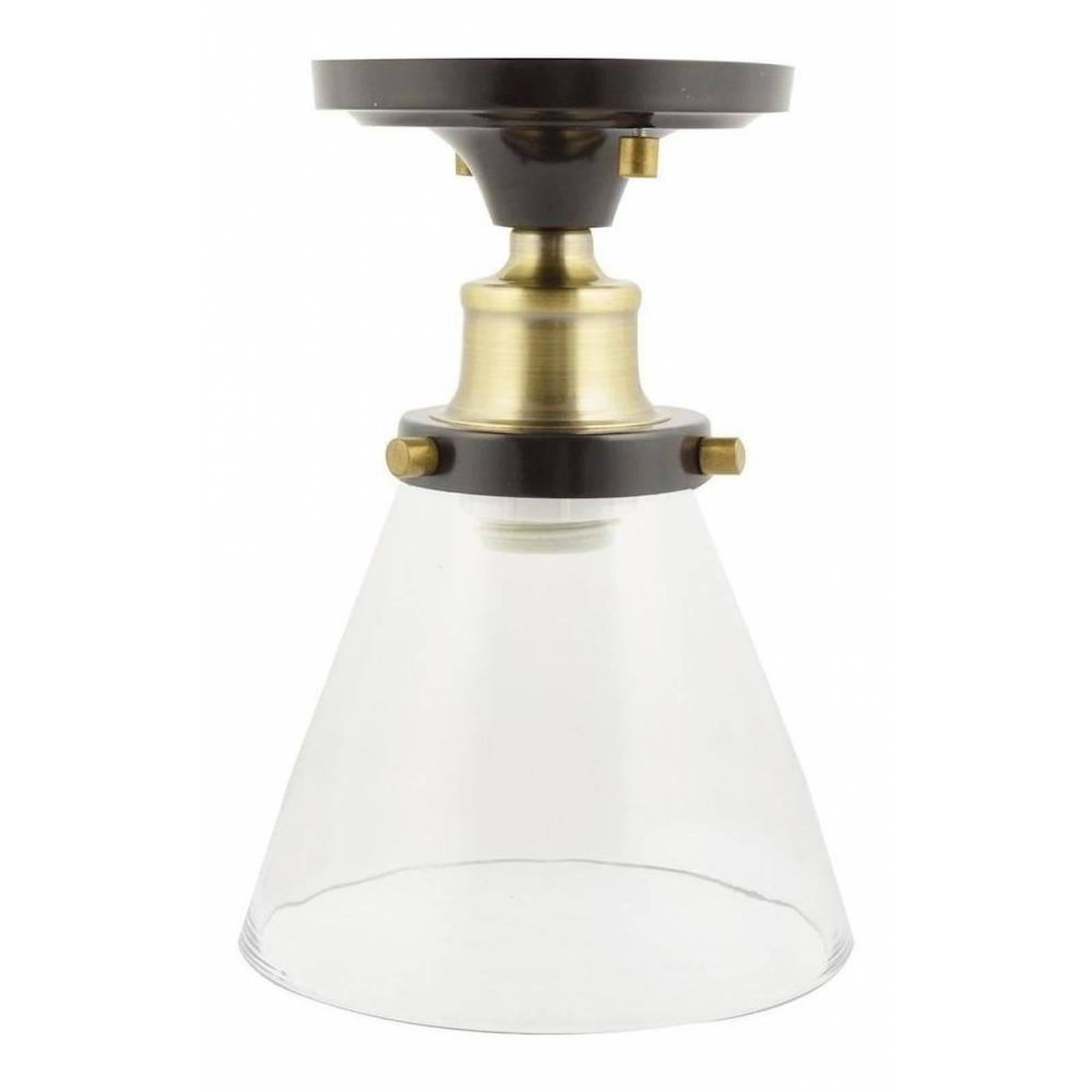 Lámpara De Techo Lyong Incandescente 23x16.2cm Transparente 