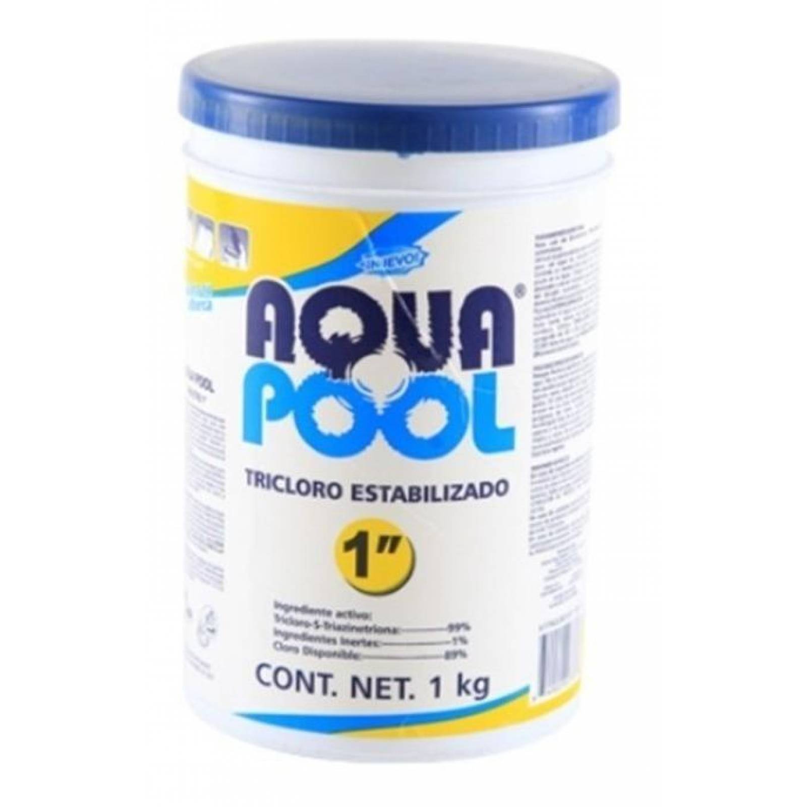 Tabletas De Tricloro 1 Pulgada 1 Kg. 