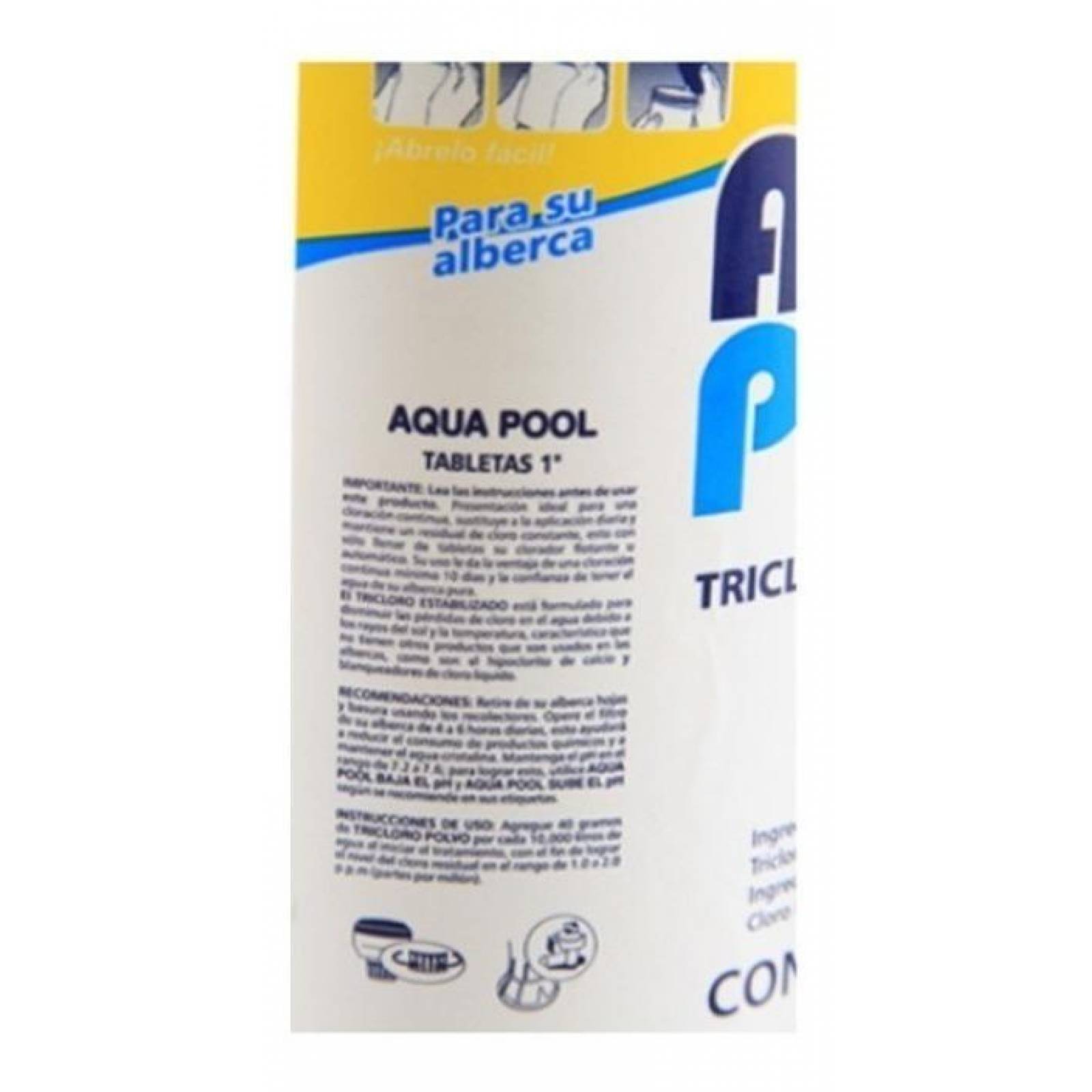 Tabletas De Tricloro 1 Pulgada 1 Kg. 