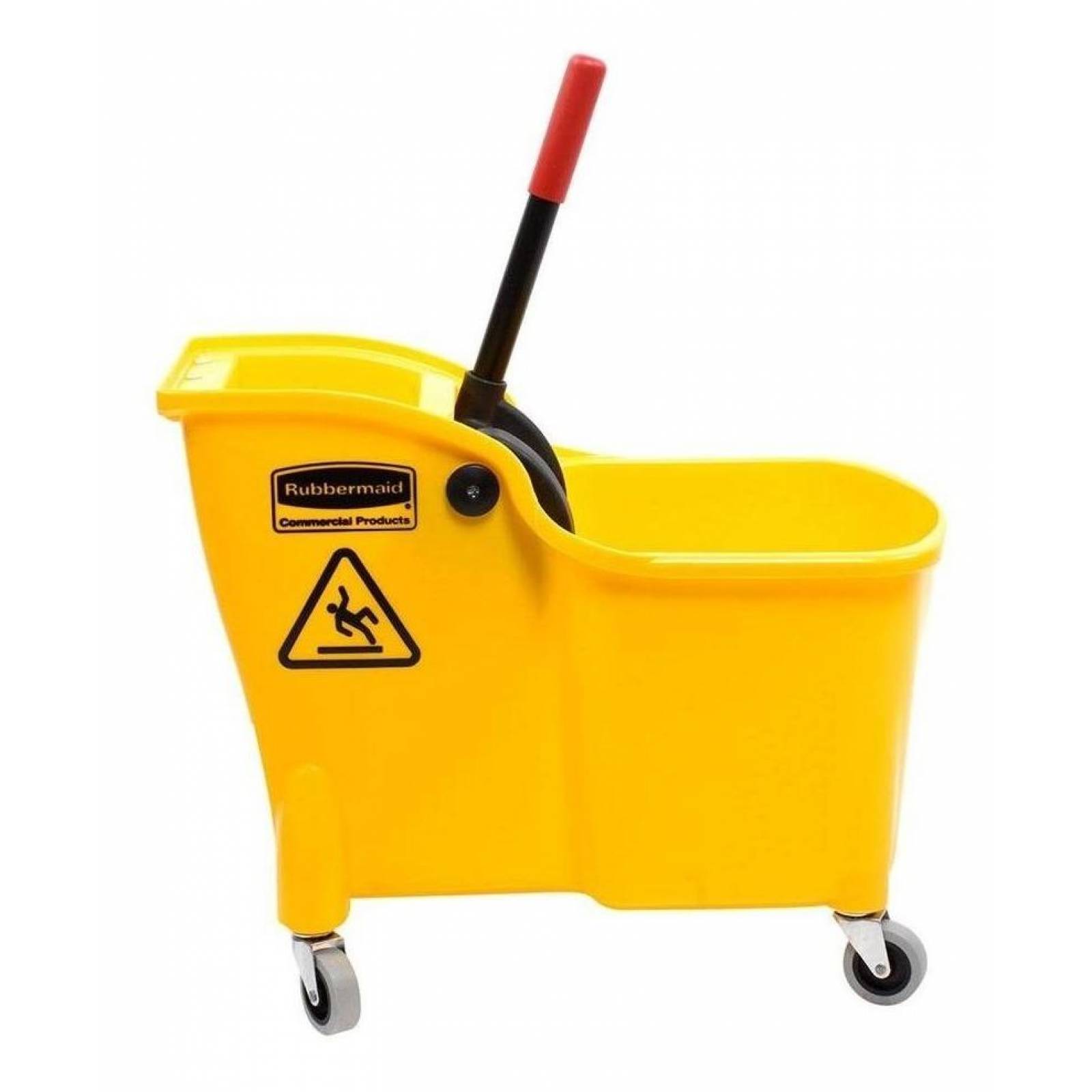 Cubeta Exprimidora De Plástico Amarilla