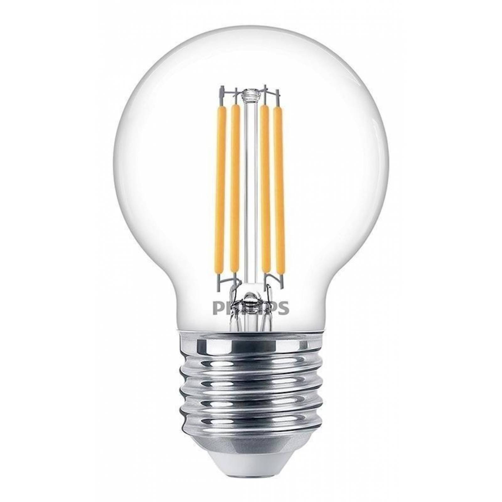 Foco Led Filamento 4.5w 500 Lúmenes Luz Cálida Amarilla 3pzs 