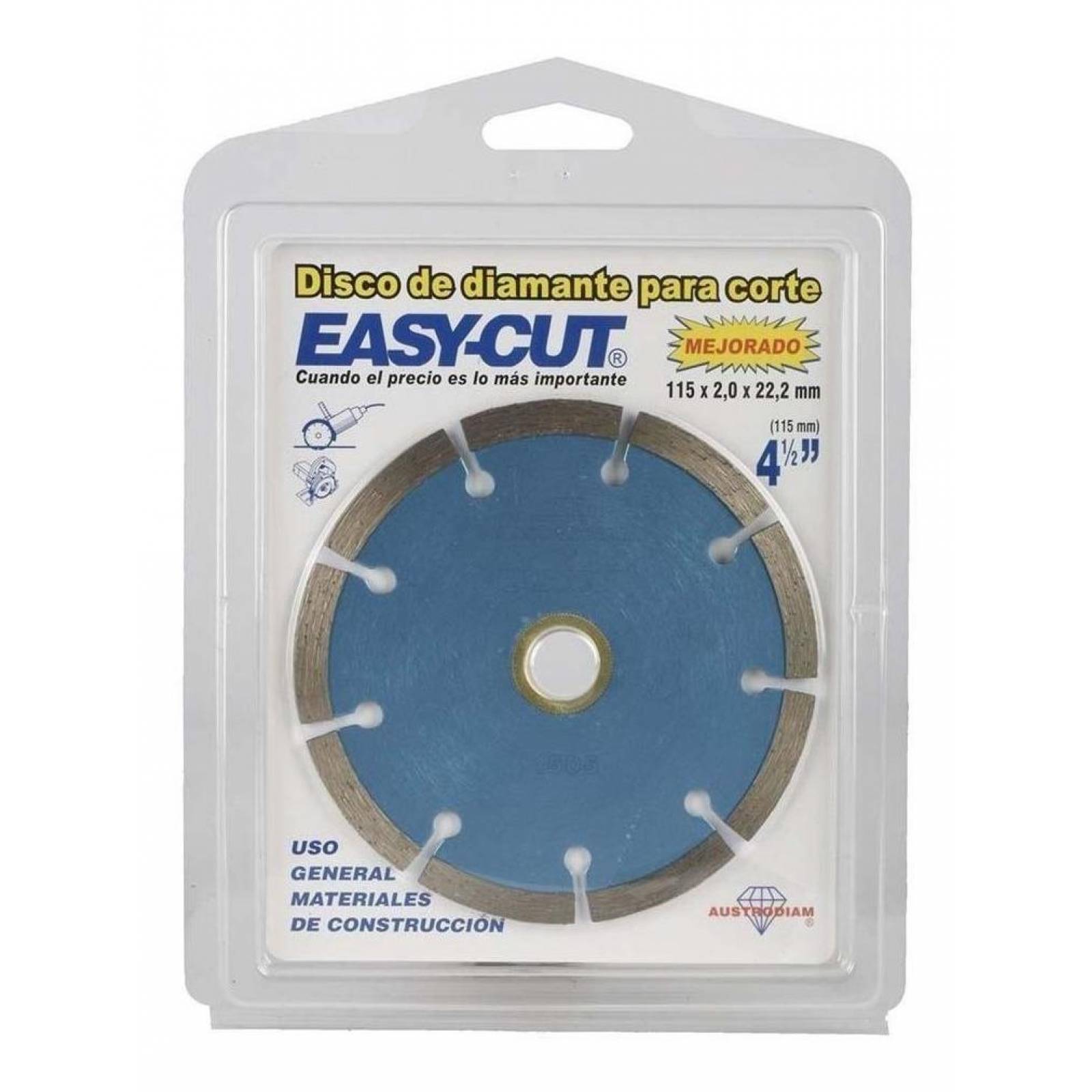 Disco De Diamante Para Corte Easy-cut De 4 Pulgadas