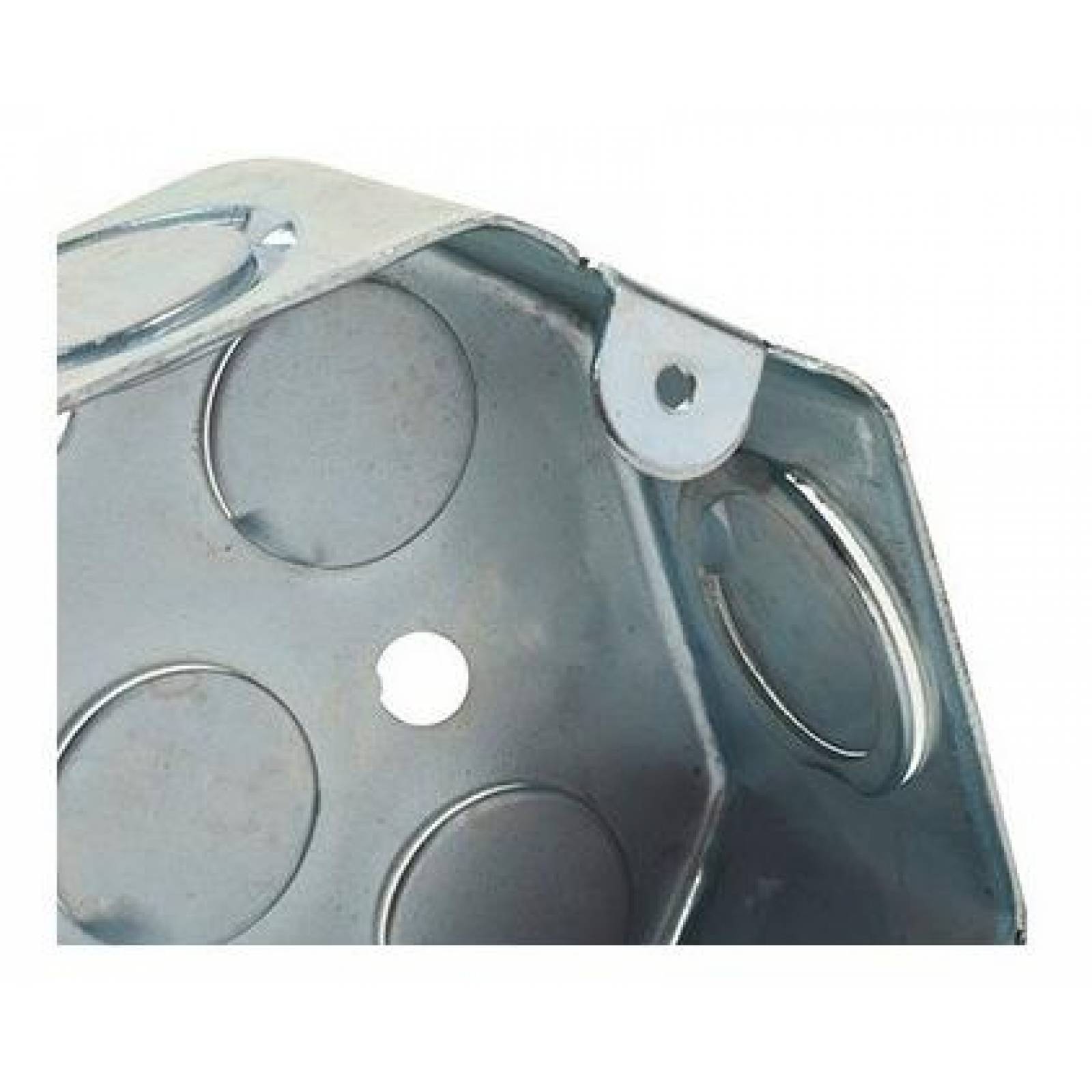 Caja Galvanizada Octagonal De 4 Pulgadas (9.2 Cm) 