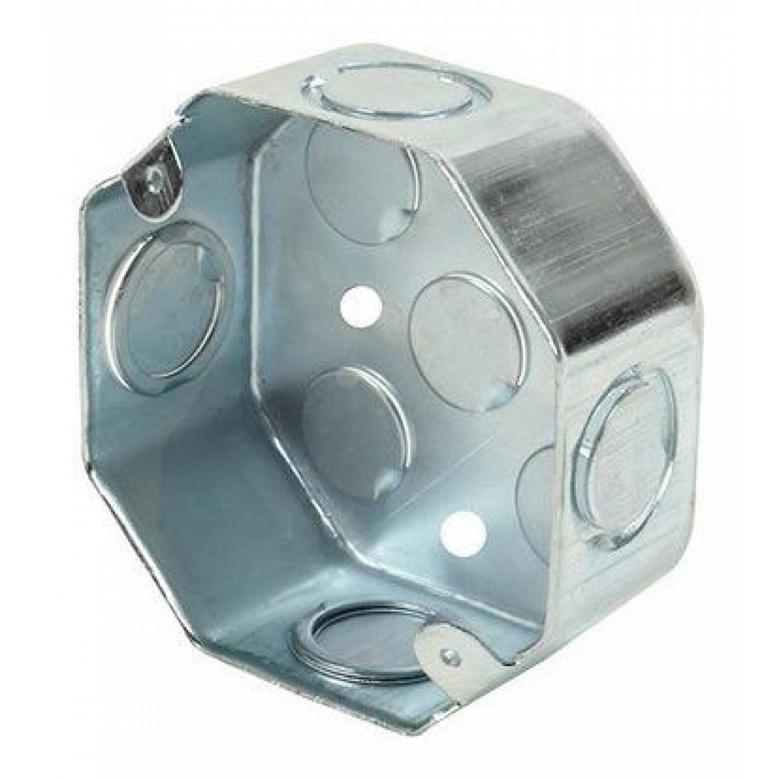 Caja Galvanizada Octagonal De 4 Pulgadas (9.2 Cm) 