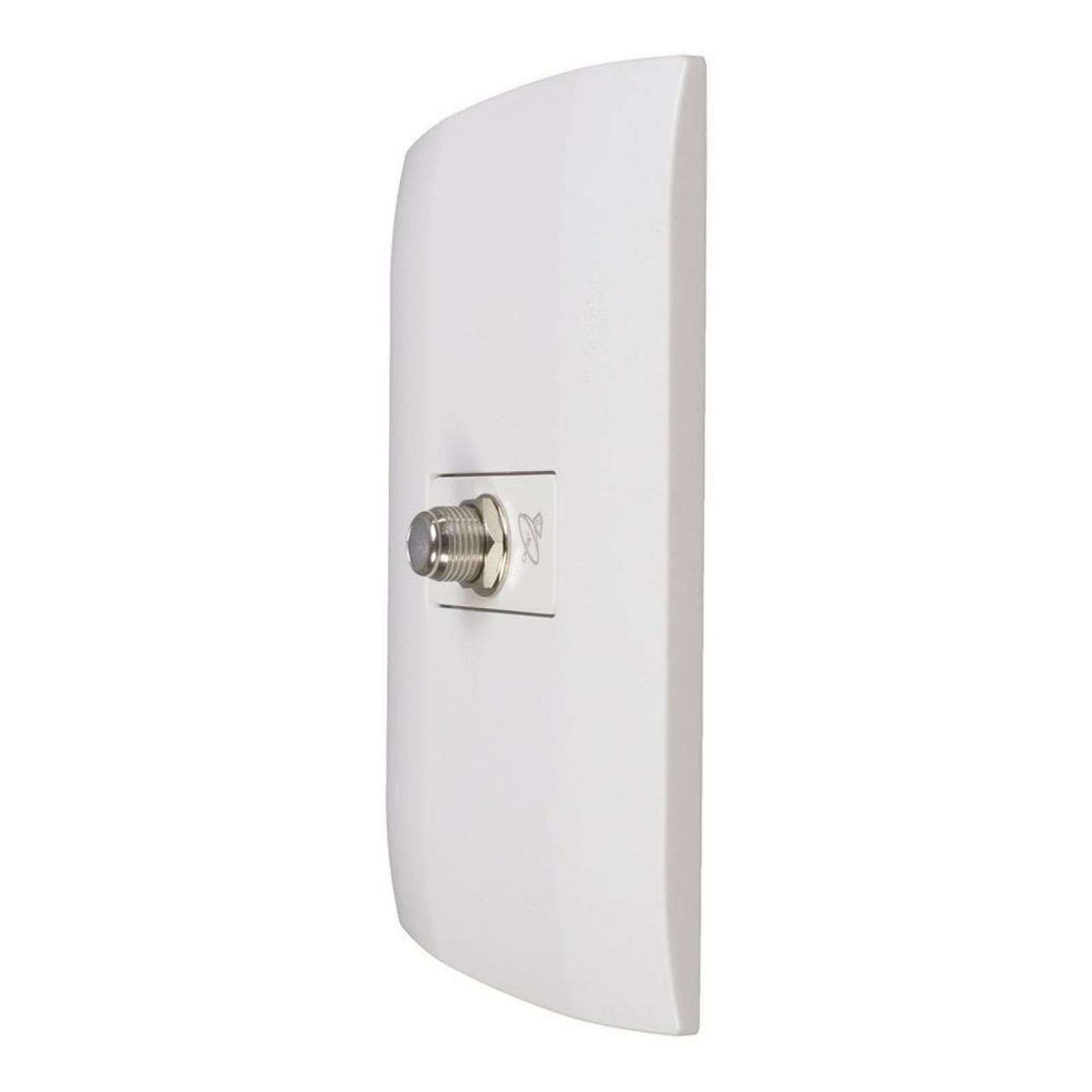 Toma De Tv Con Placa Blanca Schneider Electric Dh 