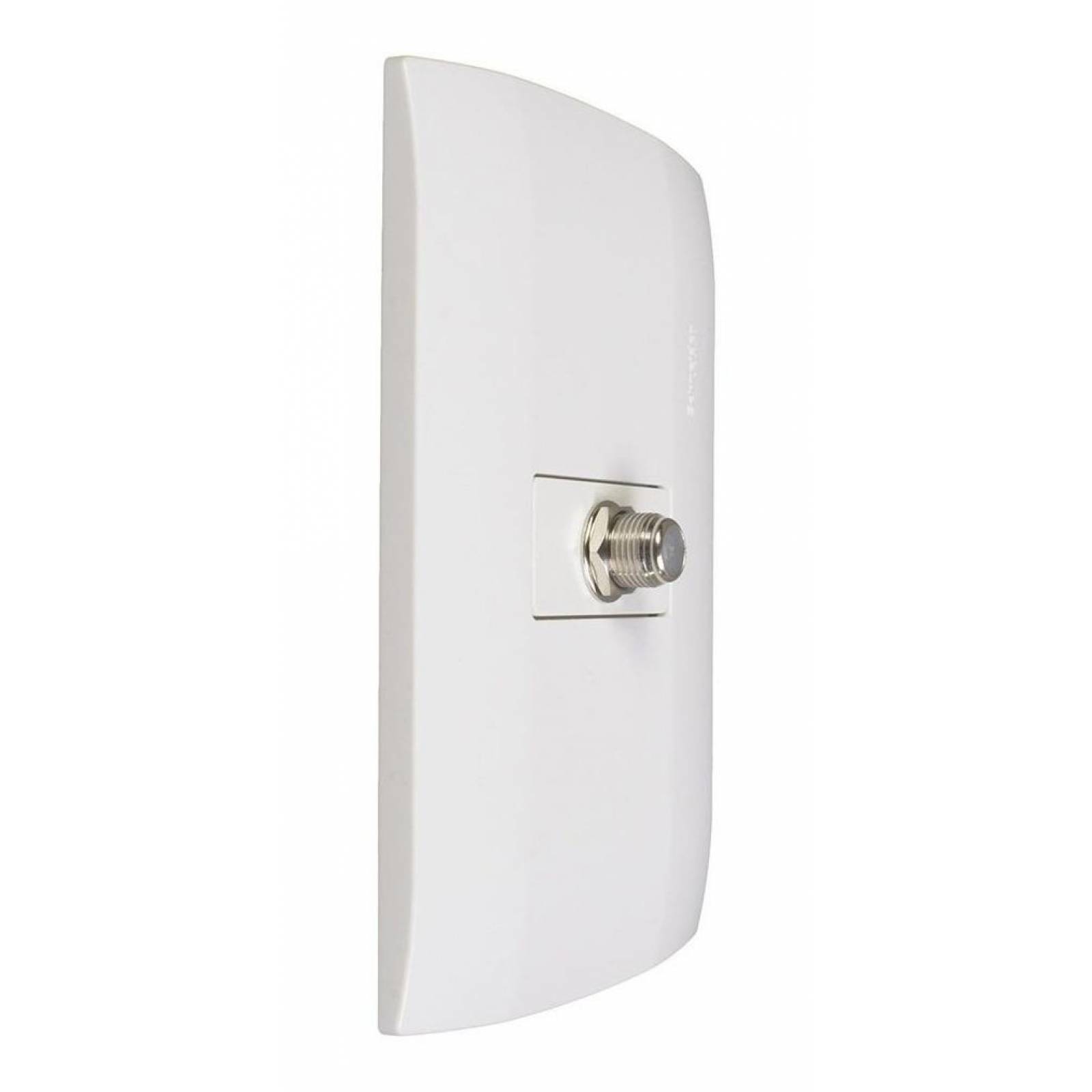 Toma De Tv Con Placa Blanca Schneider Electric Dh 