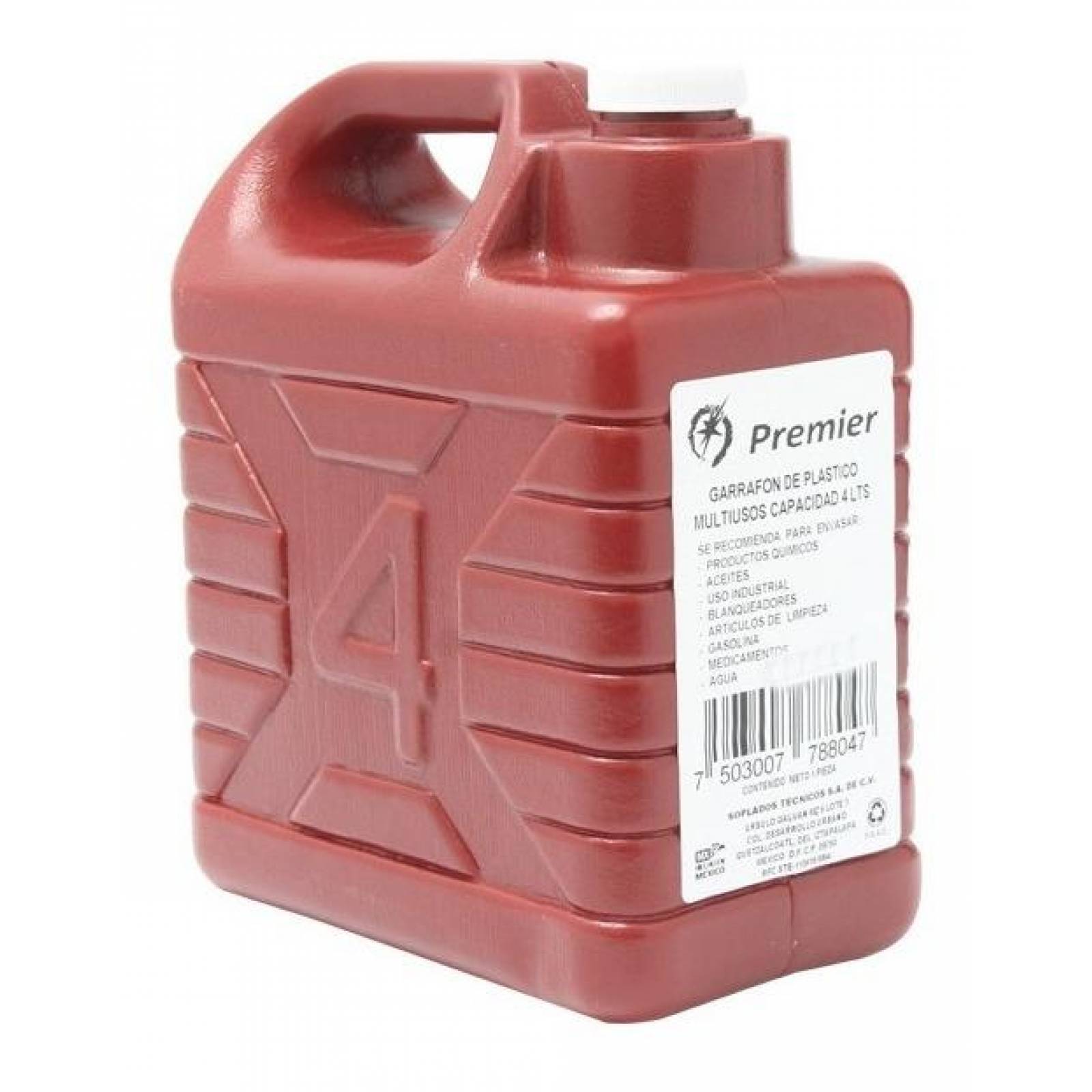 Garrafón Plástico Multiusos Presentacion De 4 L 