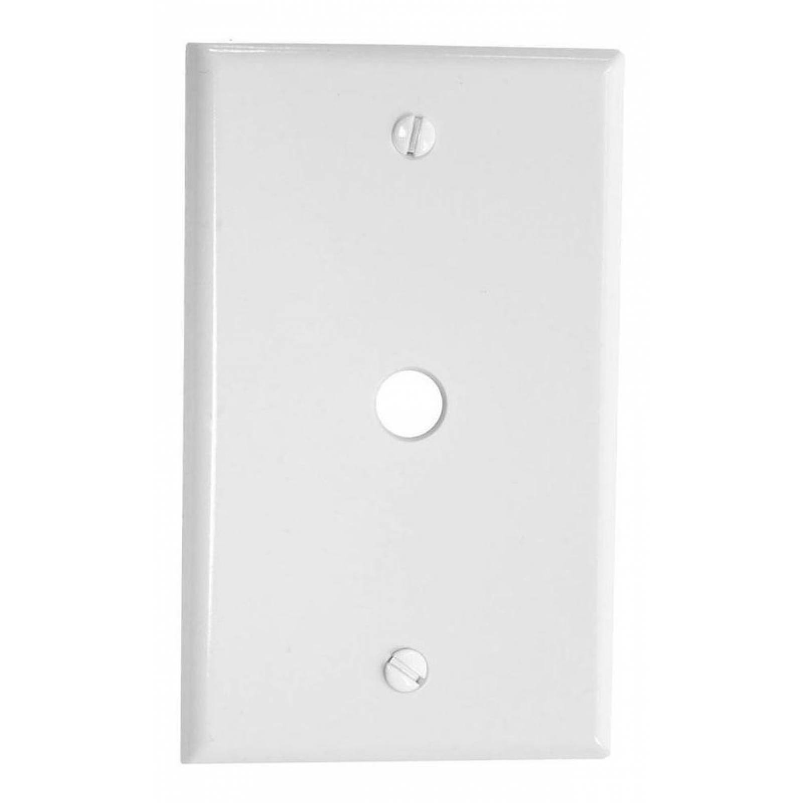 Placa Pasacable De Plástico Blanco 