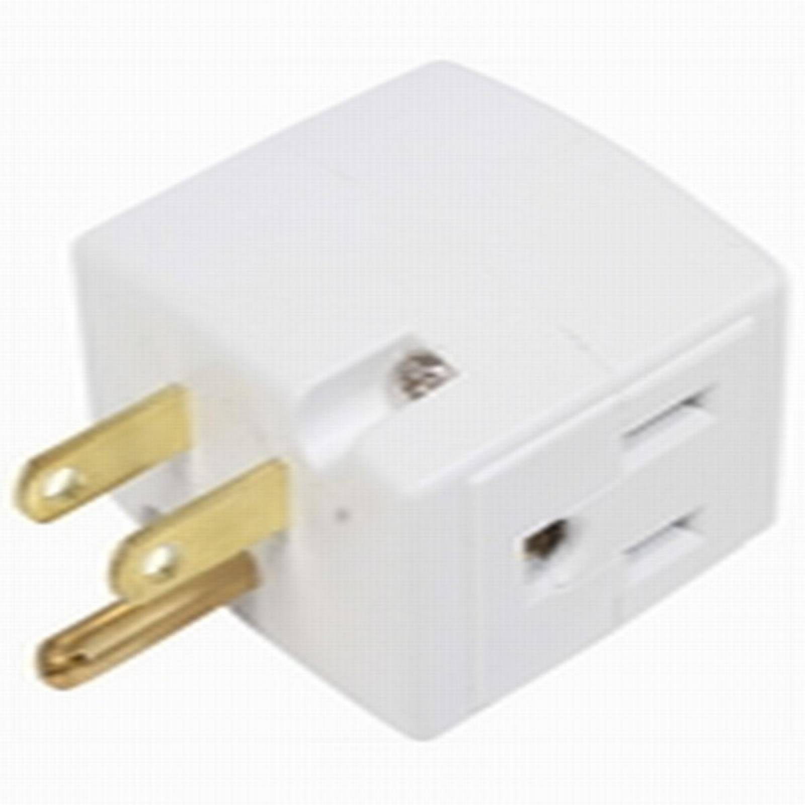 Cubo Adaptador De 125 Volts Blanco Leviton 