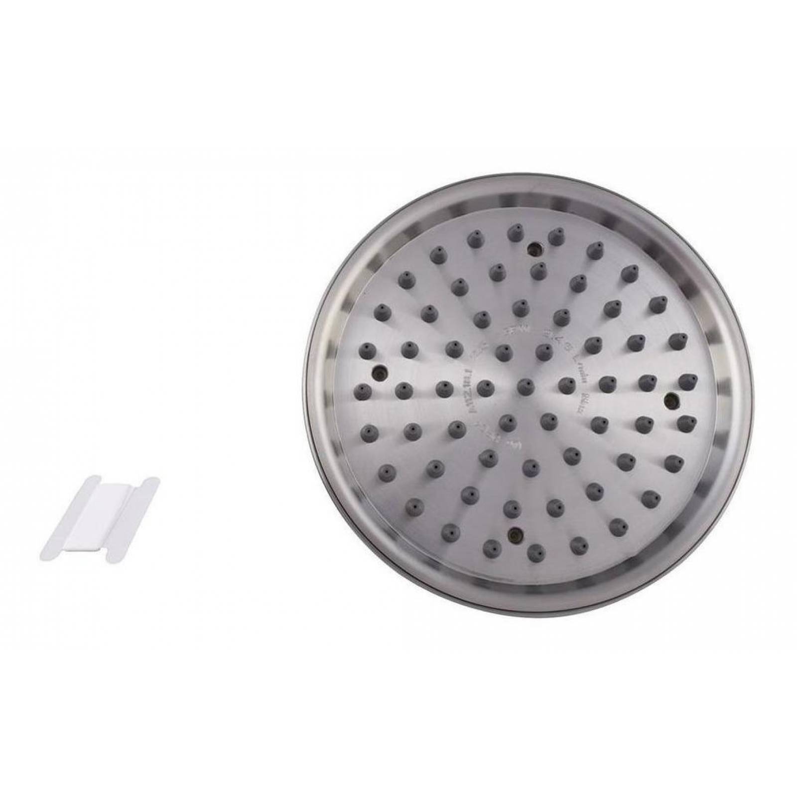 Cabezal De Regadera Redondo 5.9 Pulgadas Plata Glacier Bay