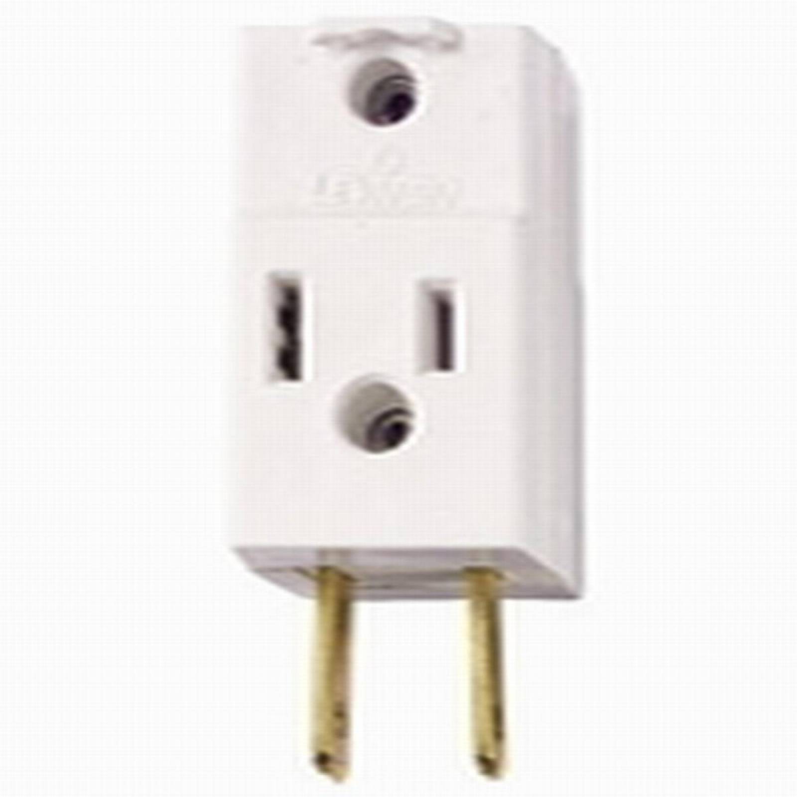 Clavija De Cubo 125 Volts Blanco Leviton 