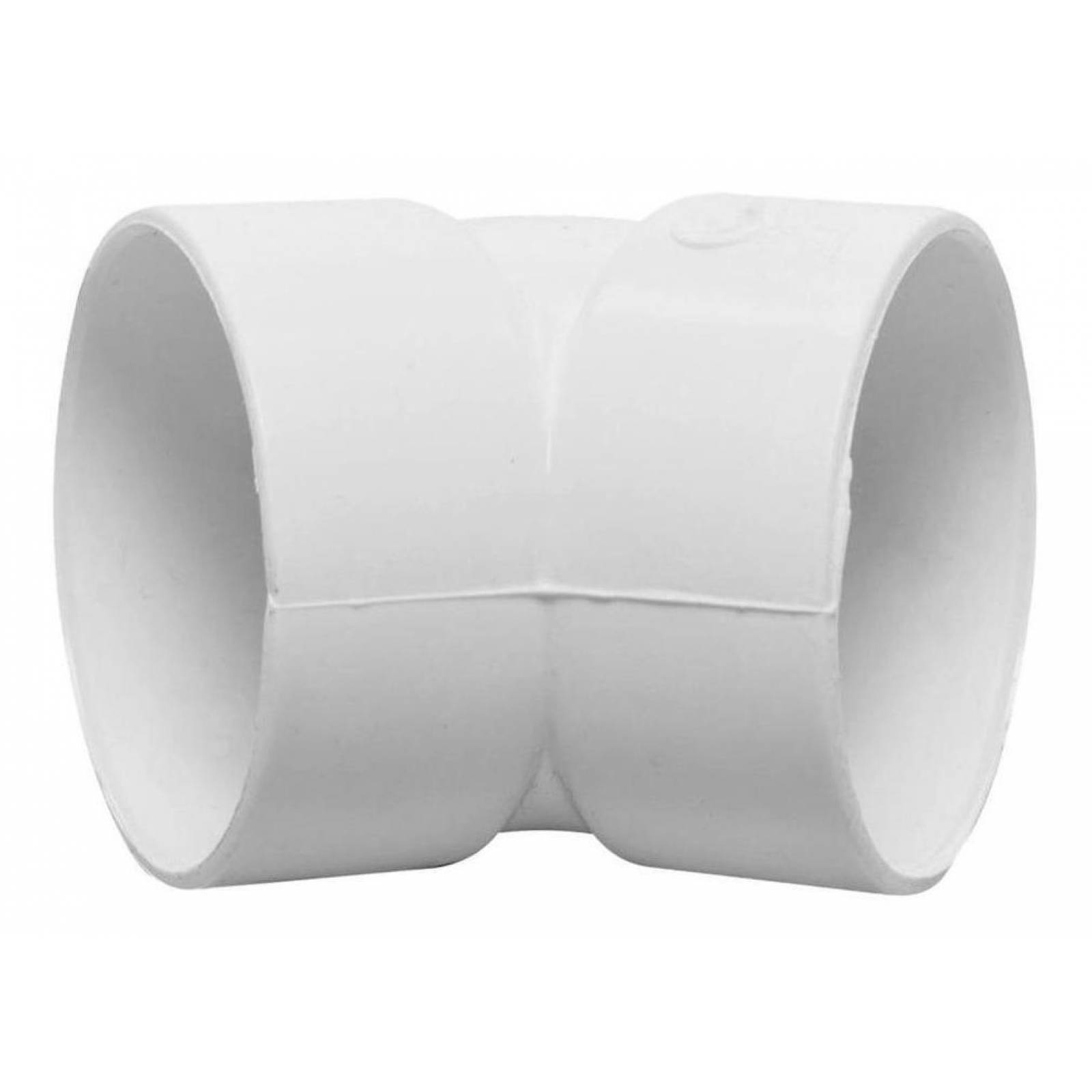 Codo Sanitario 45 Grados 4 Cm Blanco Rexolit 