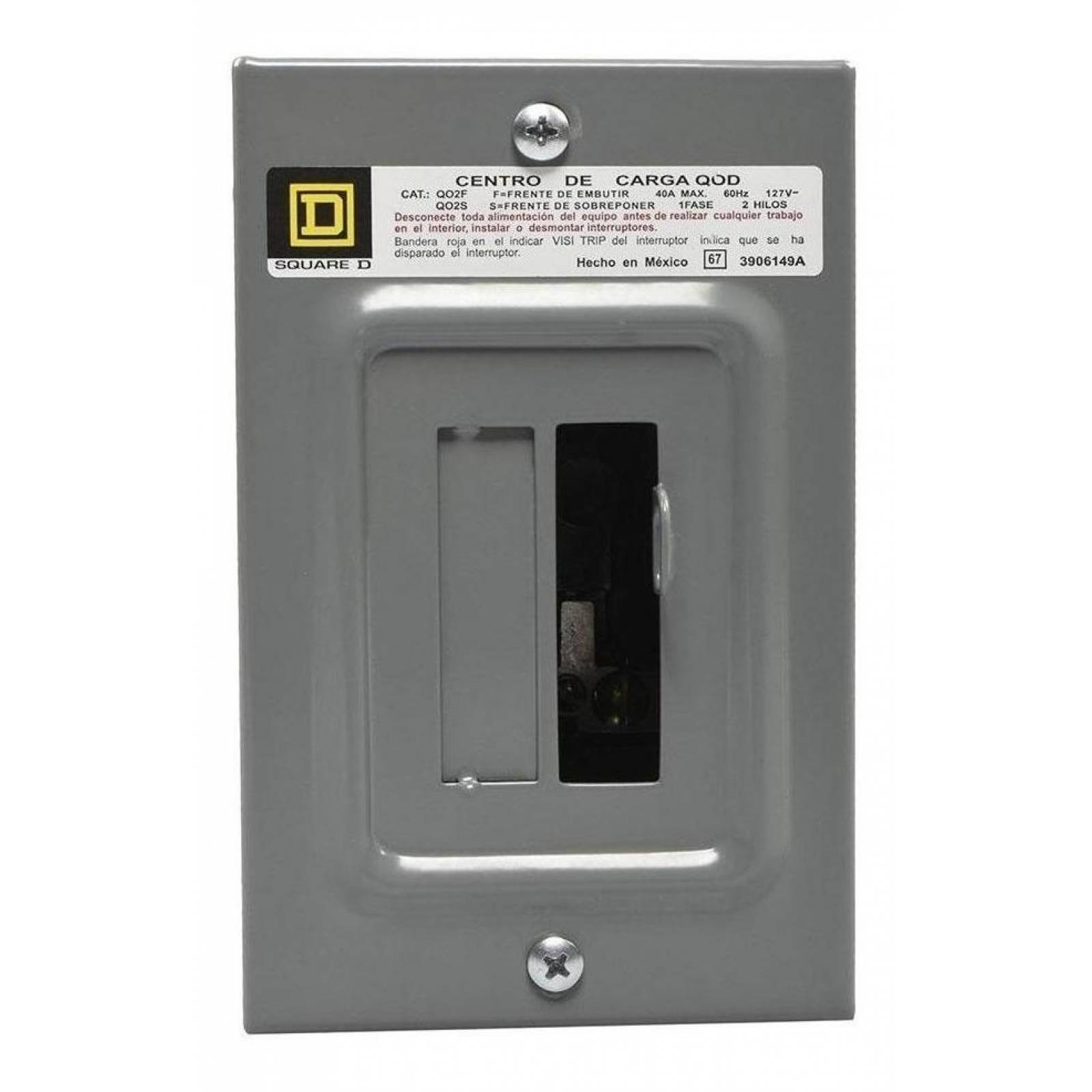 Centro De Carga 2p 40a De Sobreponer 