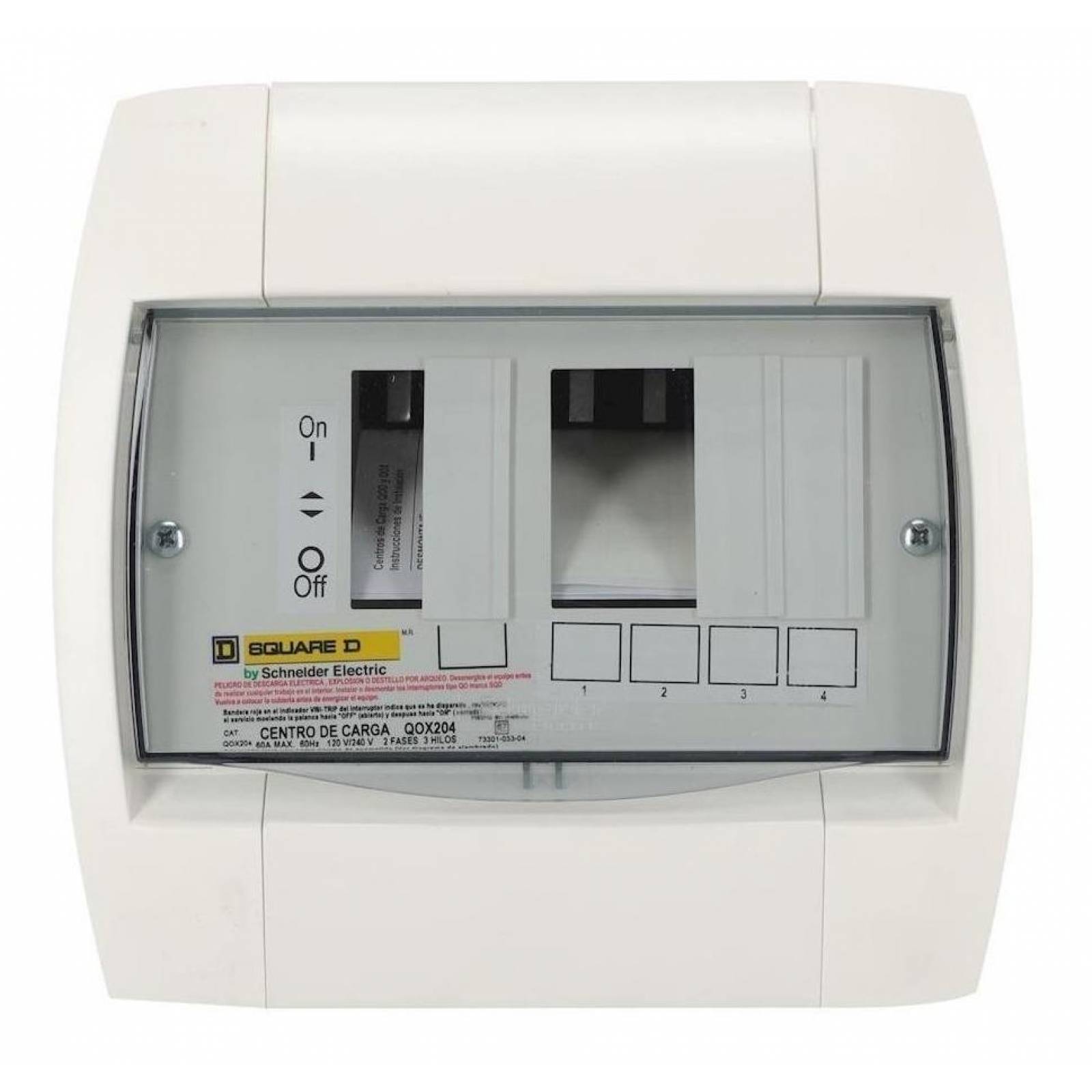 Centro De Carga Qox 2+4 Polos 60 A 