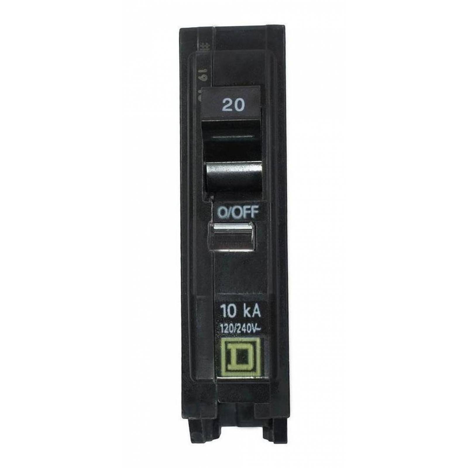 Interruptor Termomagnético 1 Polo 20 Amperes Square D