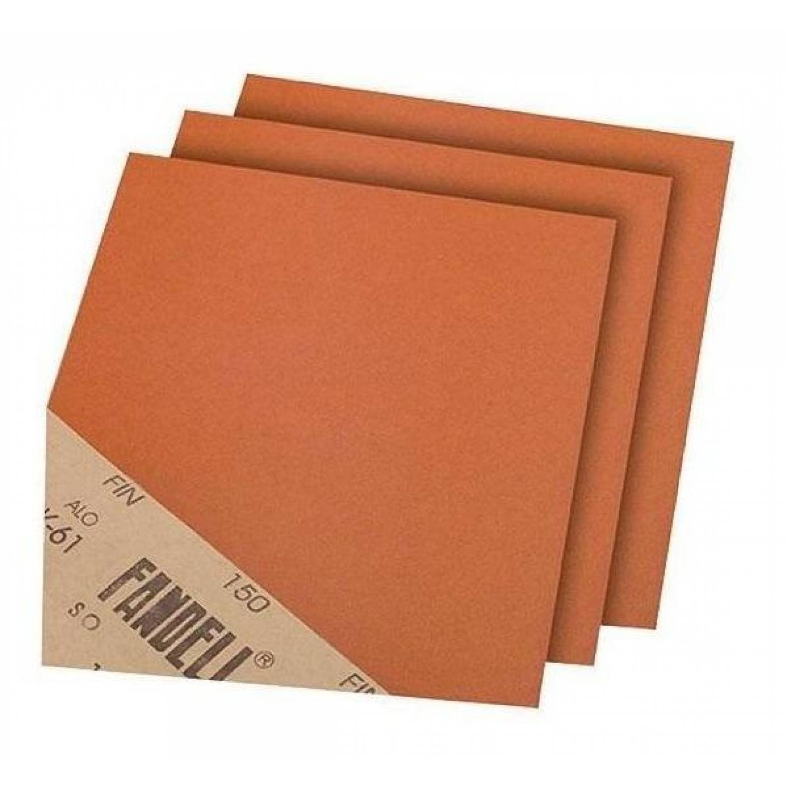 Lija para madera grano 150, hoja de papel Fandeli – Casco de Oro
