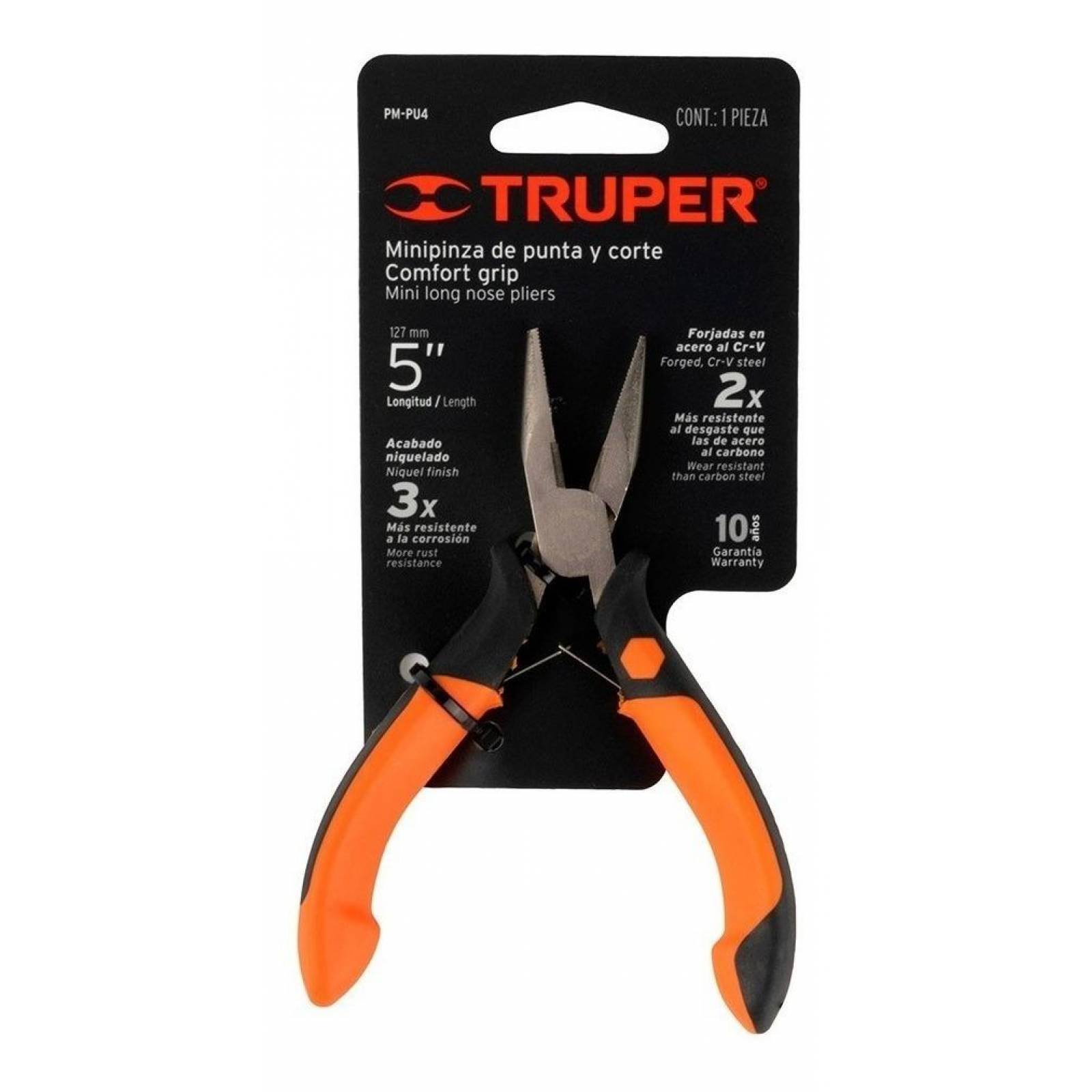 Minipinza De Punta Y Corte 5 Pulgadas Truper Dh 