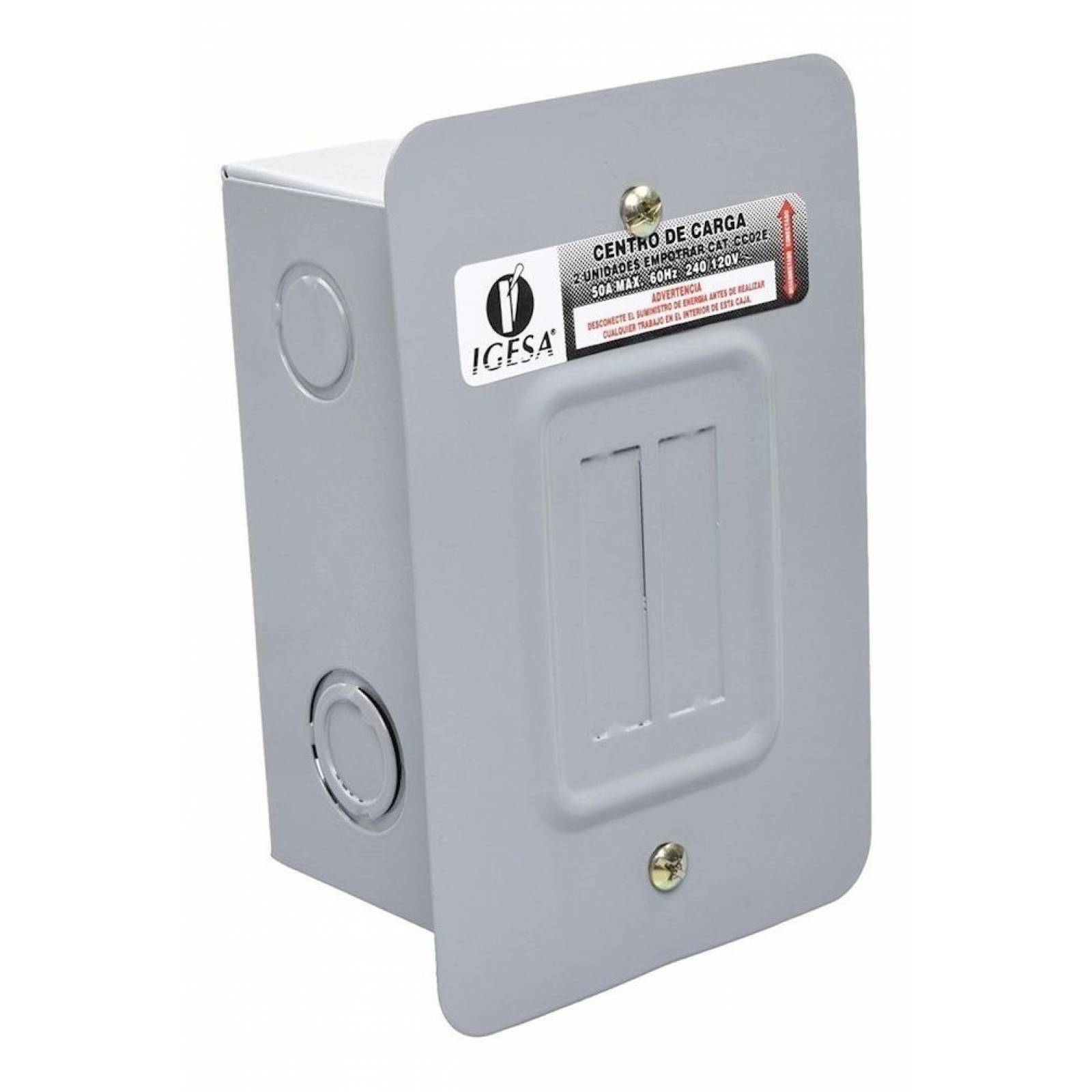Centro De Carga 2 Unidades De Empotrar 70 A Igesa 