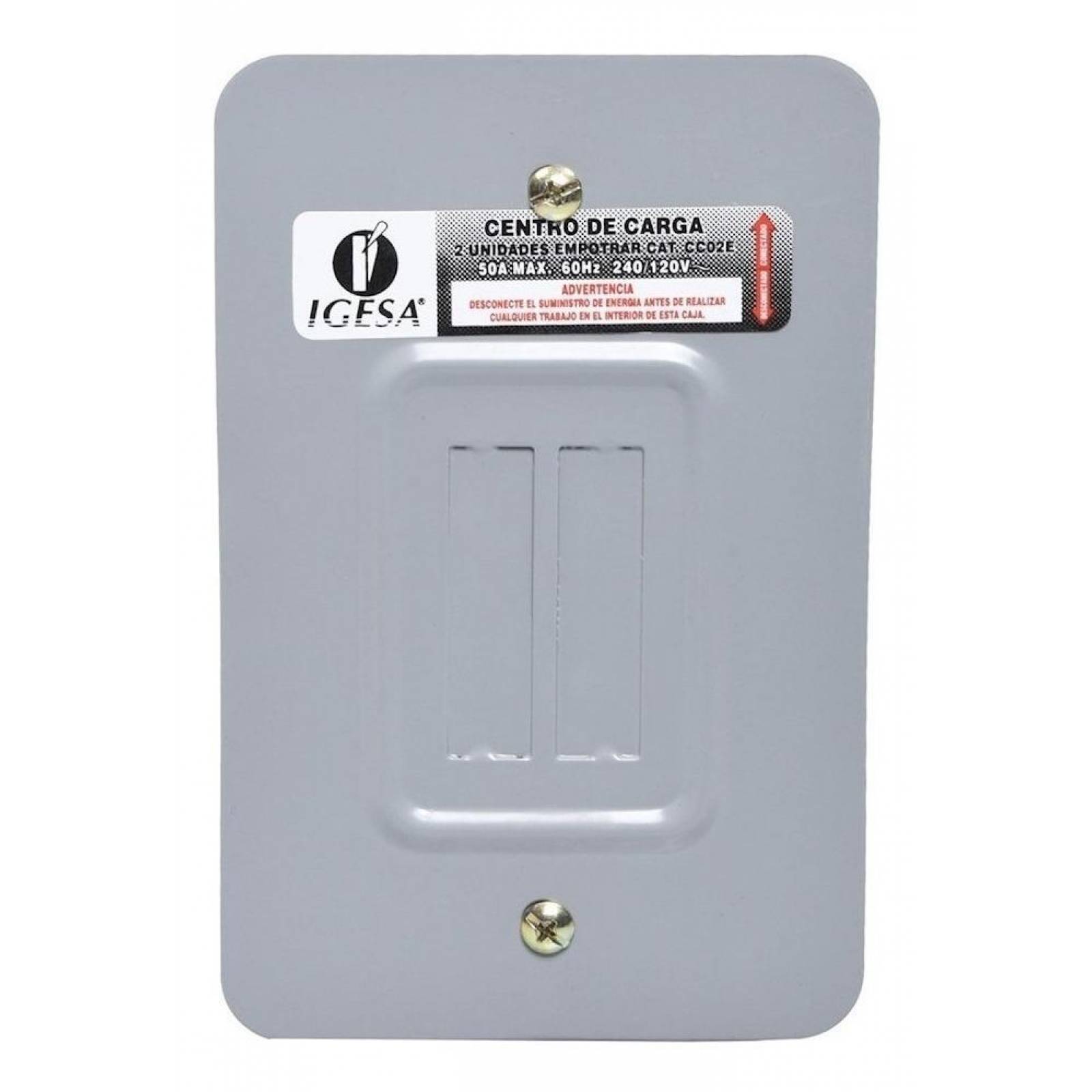 Centro De Carga 2 Unidades De Empotrar 70 A Igesa 