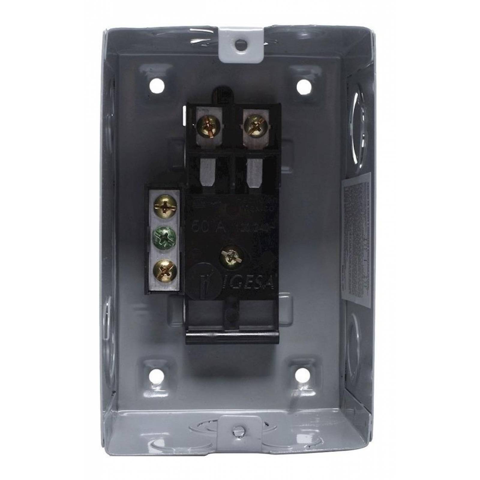 Centro De Carga 2 Unidades De Empotrar 70 A Igesa 