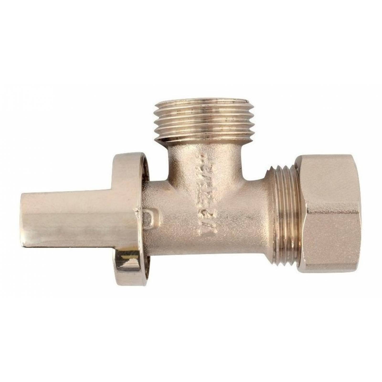 Llave De Control Angular De 1/2 X 1/2 Pulgada Plata Rugo Dh 