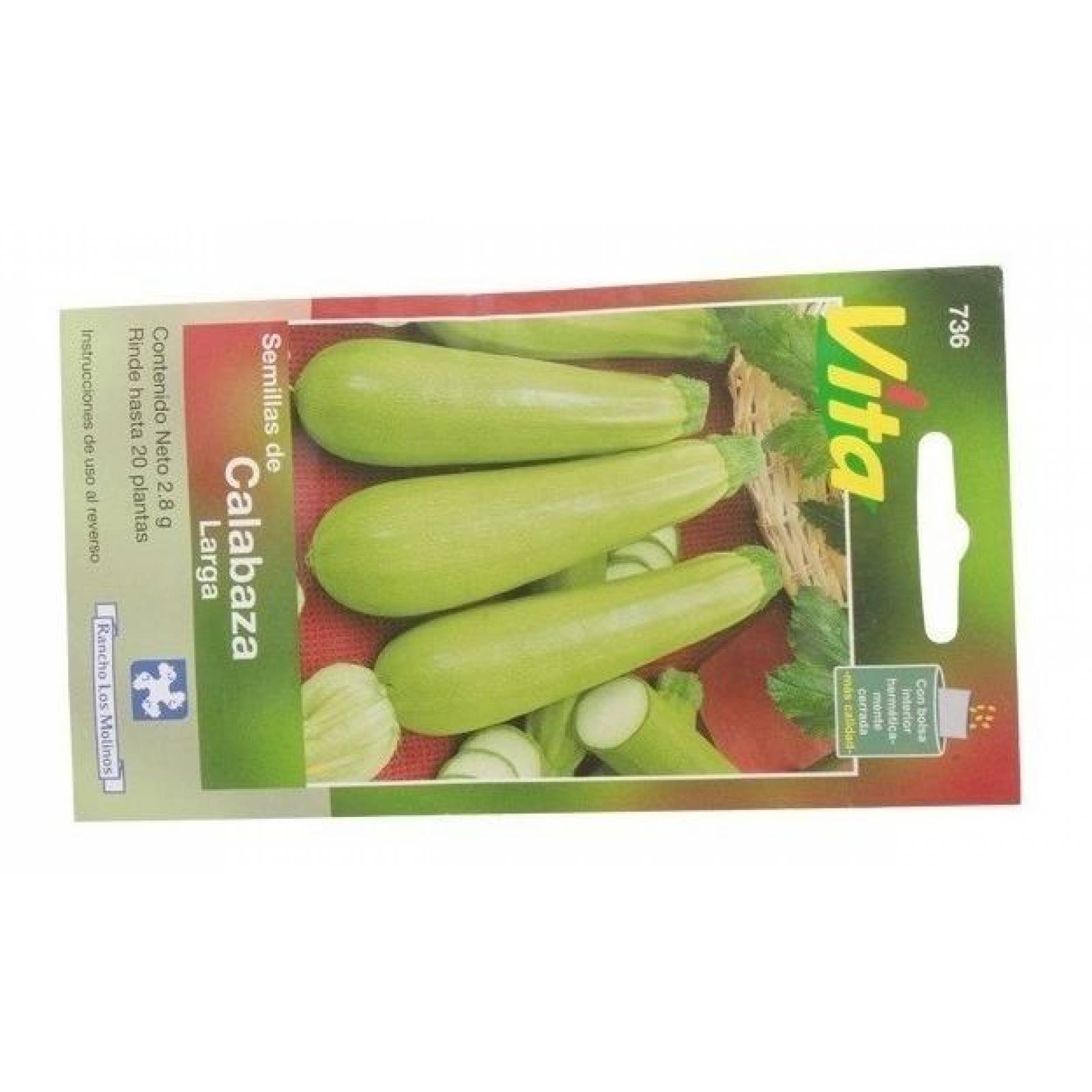 Semillas Para Sembrar Calabacín Genovese 