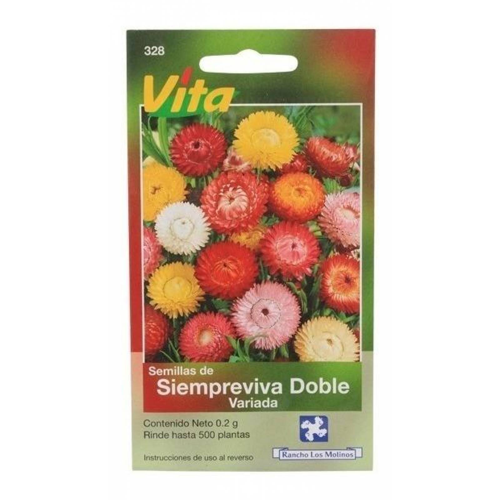 Semillas Para Sembrar Flor De Siempre Viva Variada 