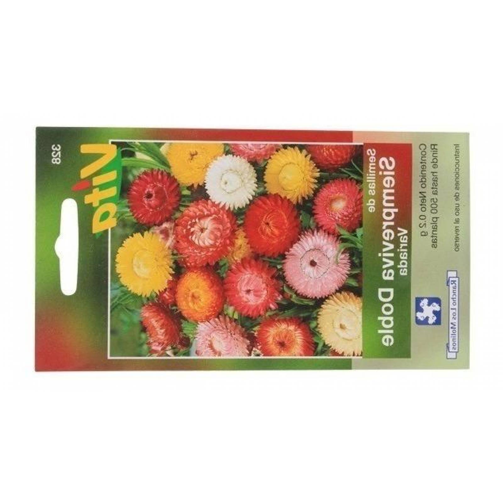 Semillas Para Sembrar Flor De Siempre Viva Variada 