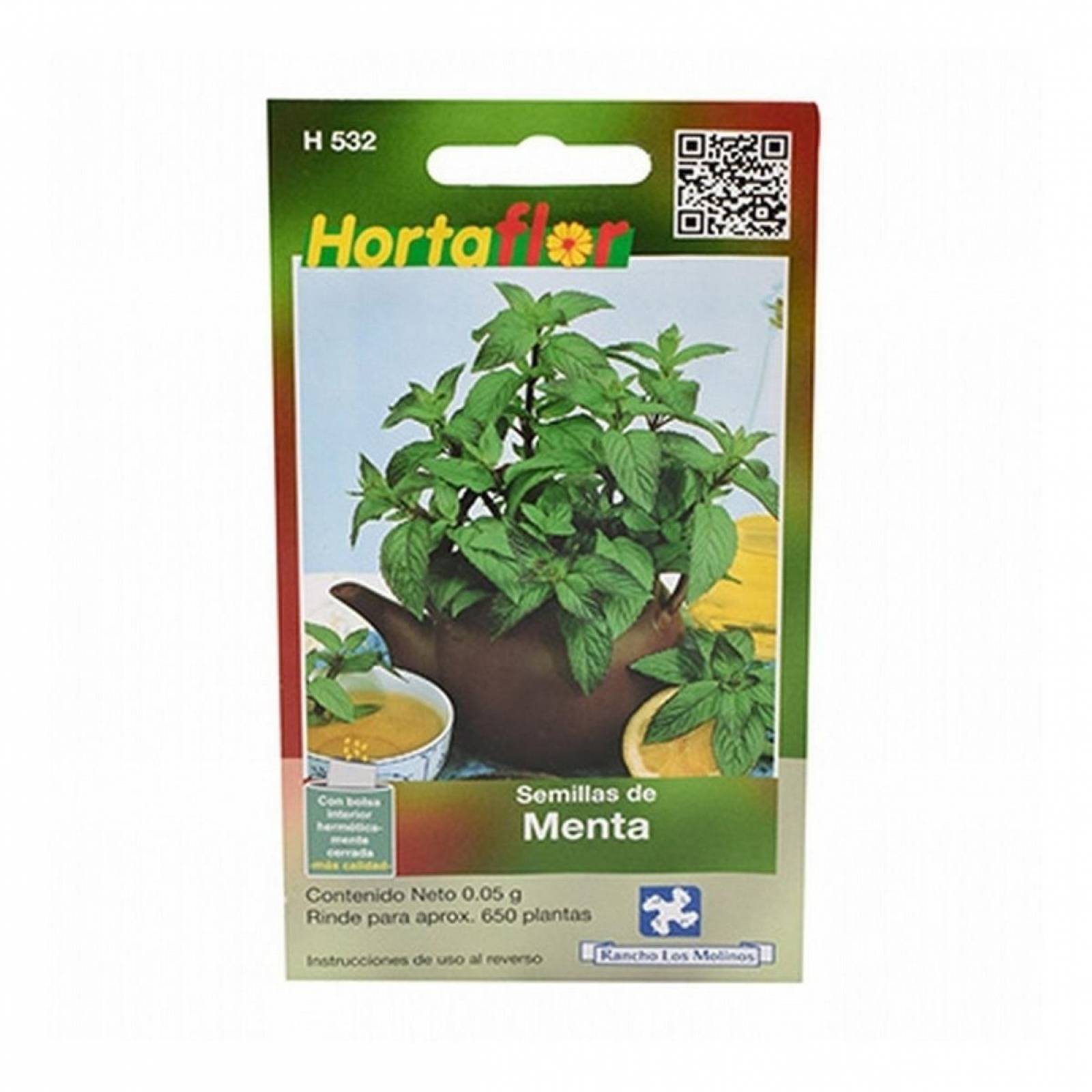 Semillas De Menta 0.05 Gr Verde Hortaflor 
