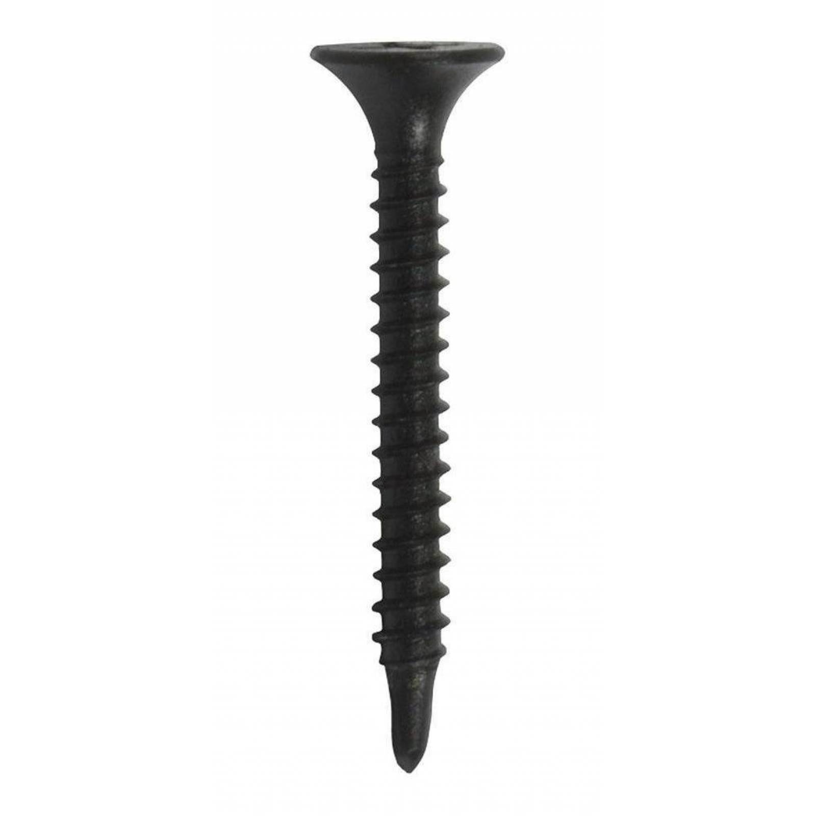 Tornillo Para Tablaroca Negro 75 Piezas 