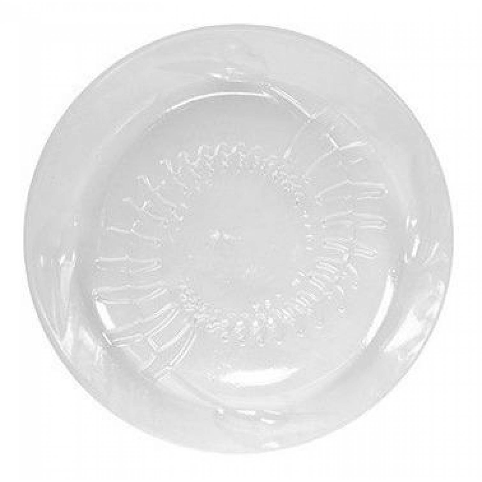 Plato Plástico 15 Cm Transparente 