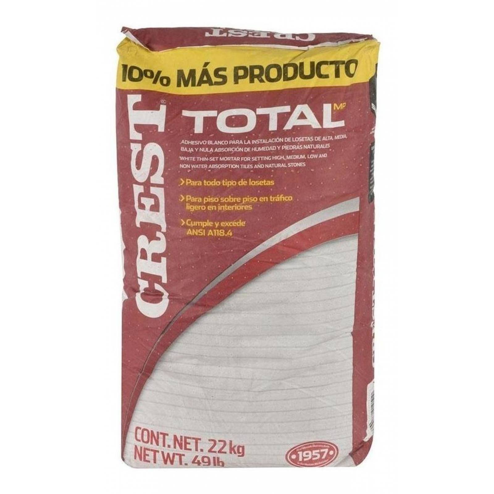 Adhesivo Total Blanco De 22 Kg 