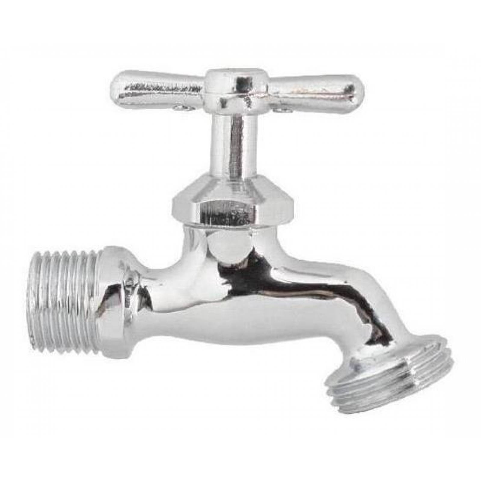 Llave Manguera Cromada 1/2 Pulgadas 