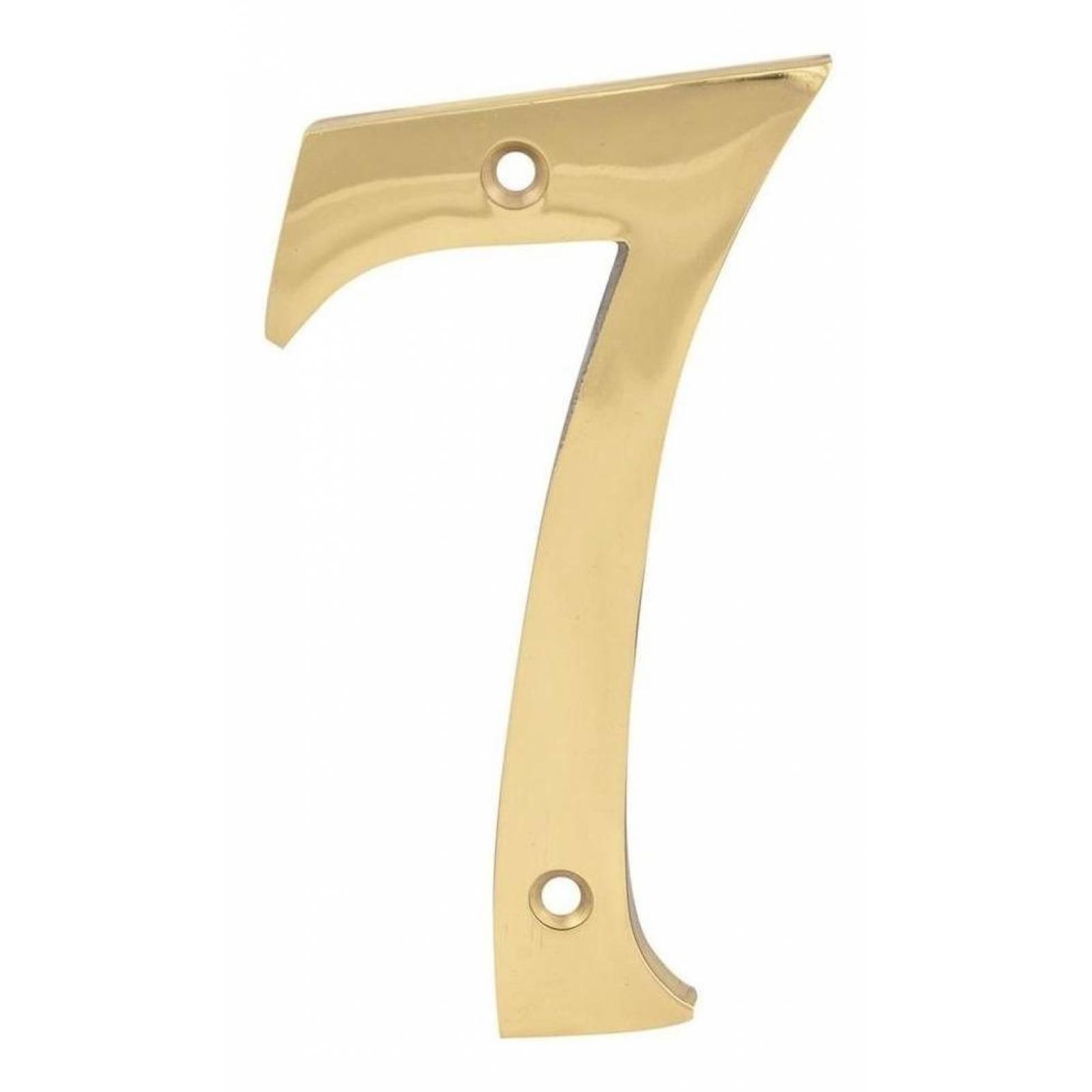 Número 7 Dorado De 10.1 Cm 