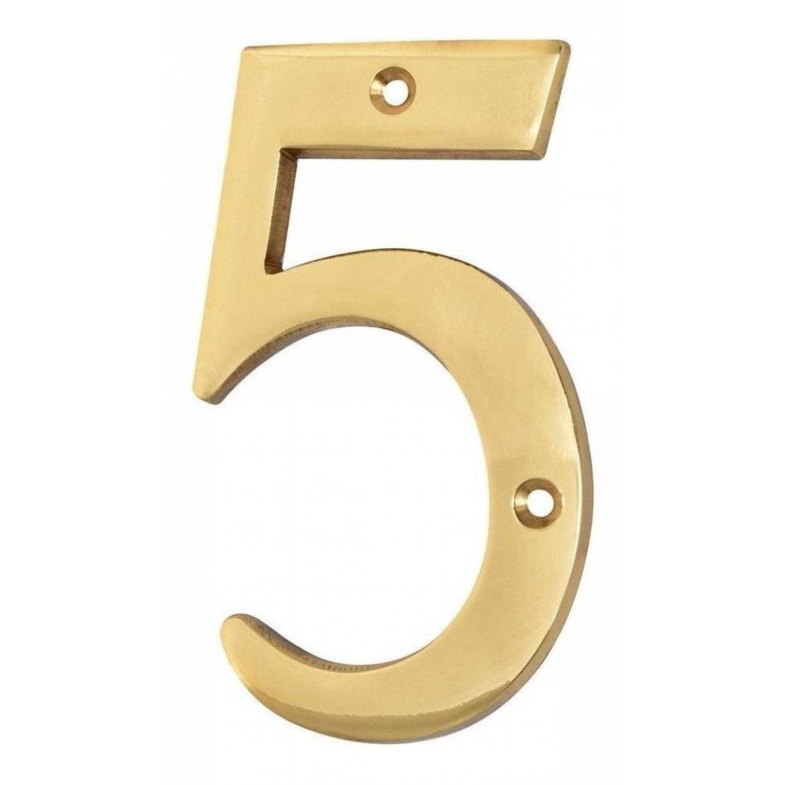 Número 5 Dorado 10.16 Cm 
