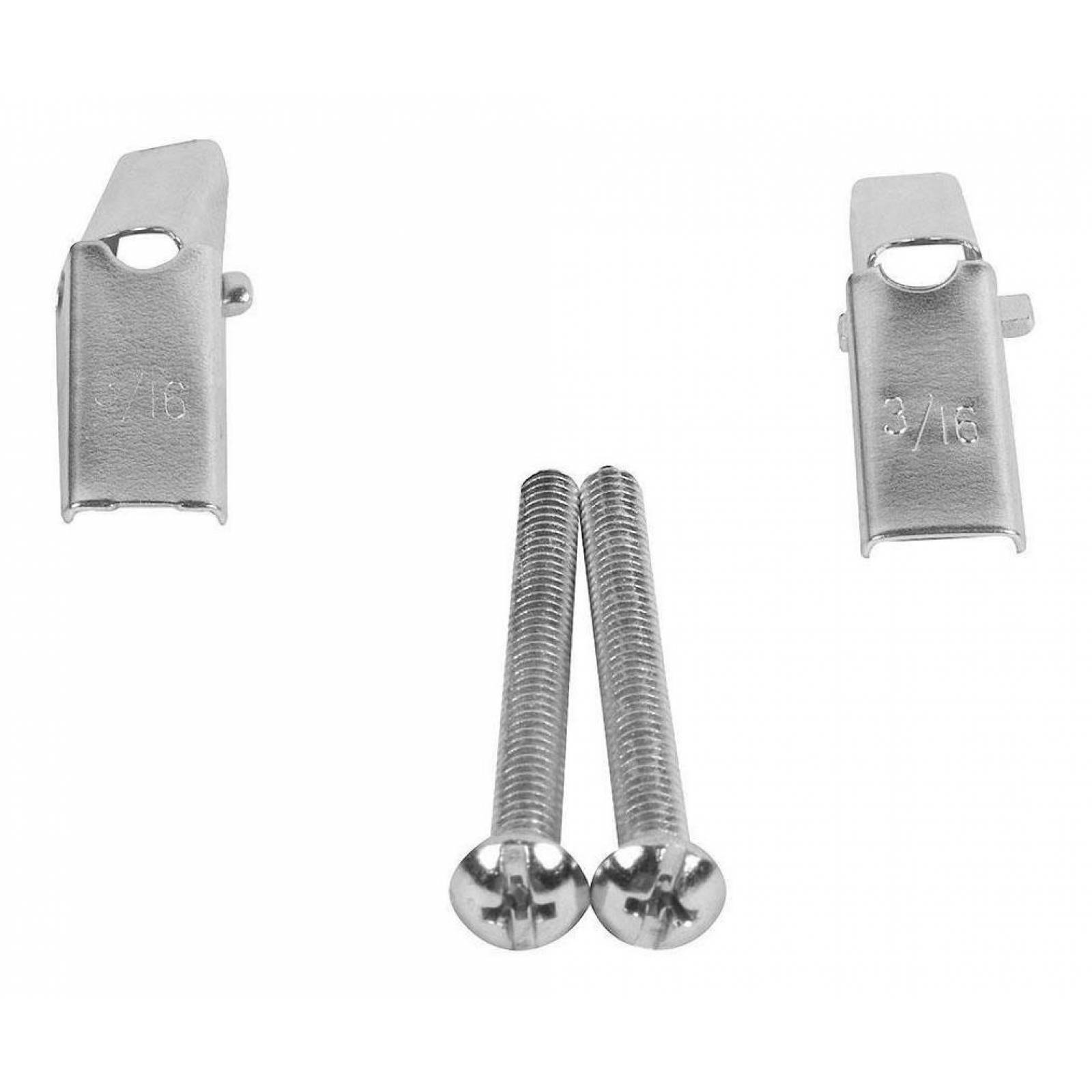 Taquetes Mariposa 3/16 X 2 Pulgadas Plata 2 Piezas 