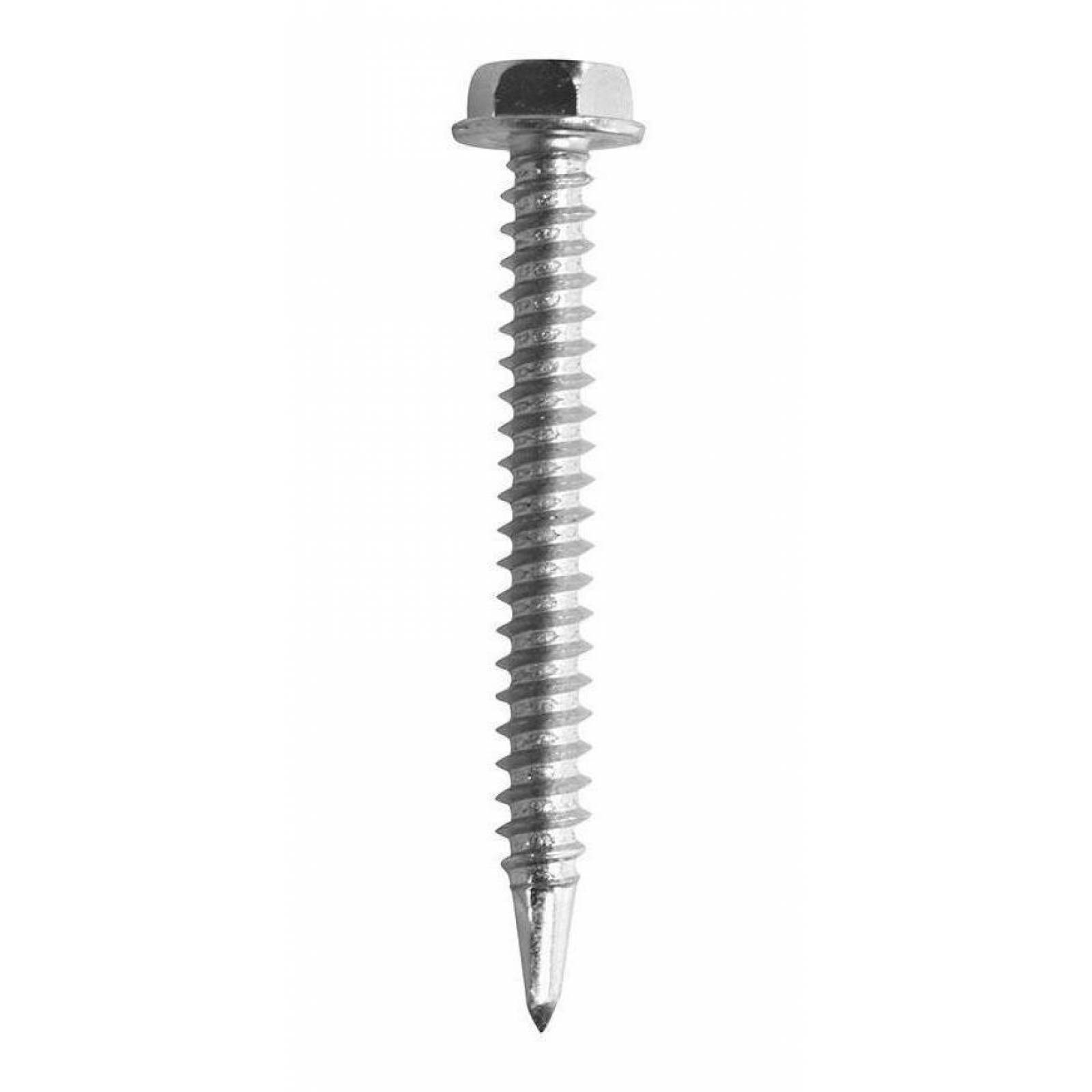 Tornillos Autoperforantes De 1 1/2 Pulgadas Plata 50 Piezas